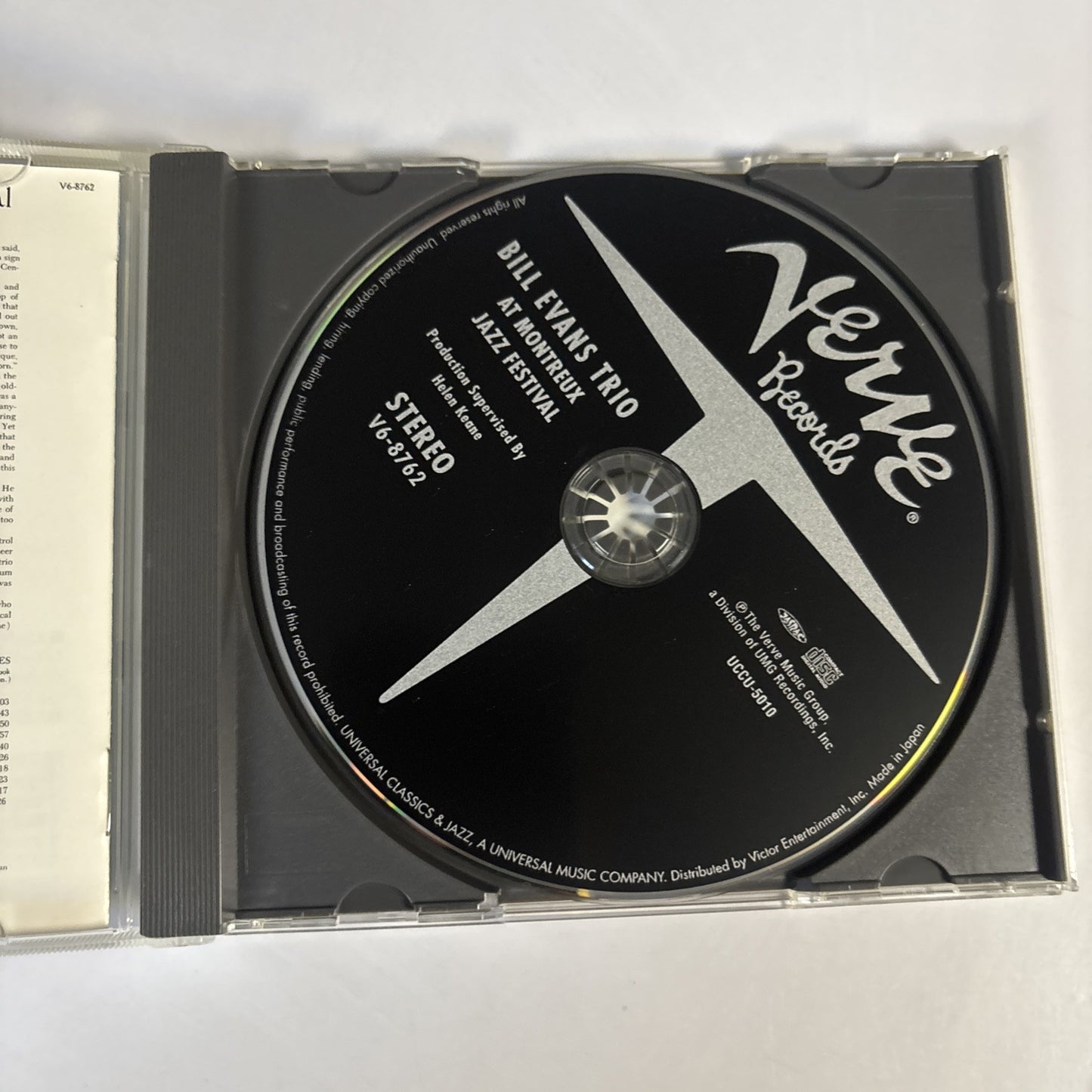 Bill Evans – At The Montreux Jazz Festival (CD, 2003) uccu-5010 Japan