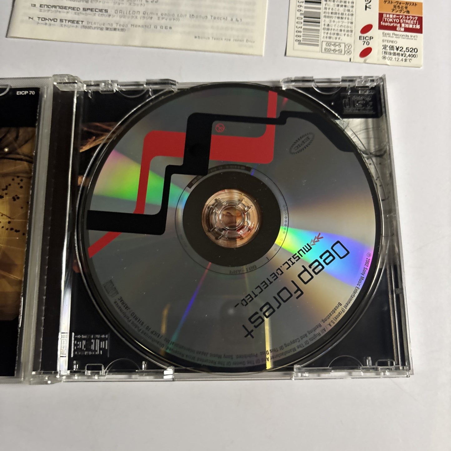 Deep Forest – Music Detected (CD, 2002) eicp-70 Japan Bonus Track obi