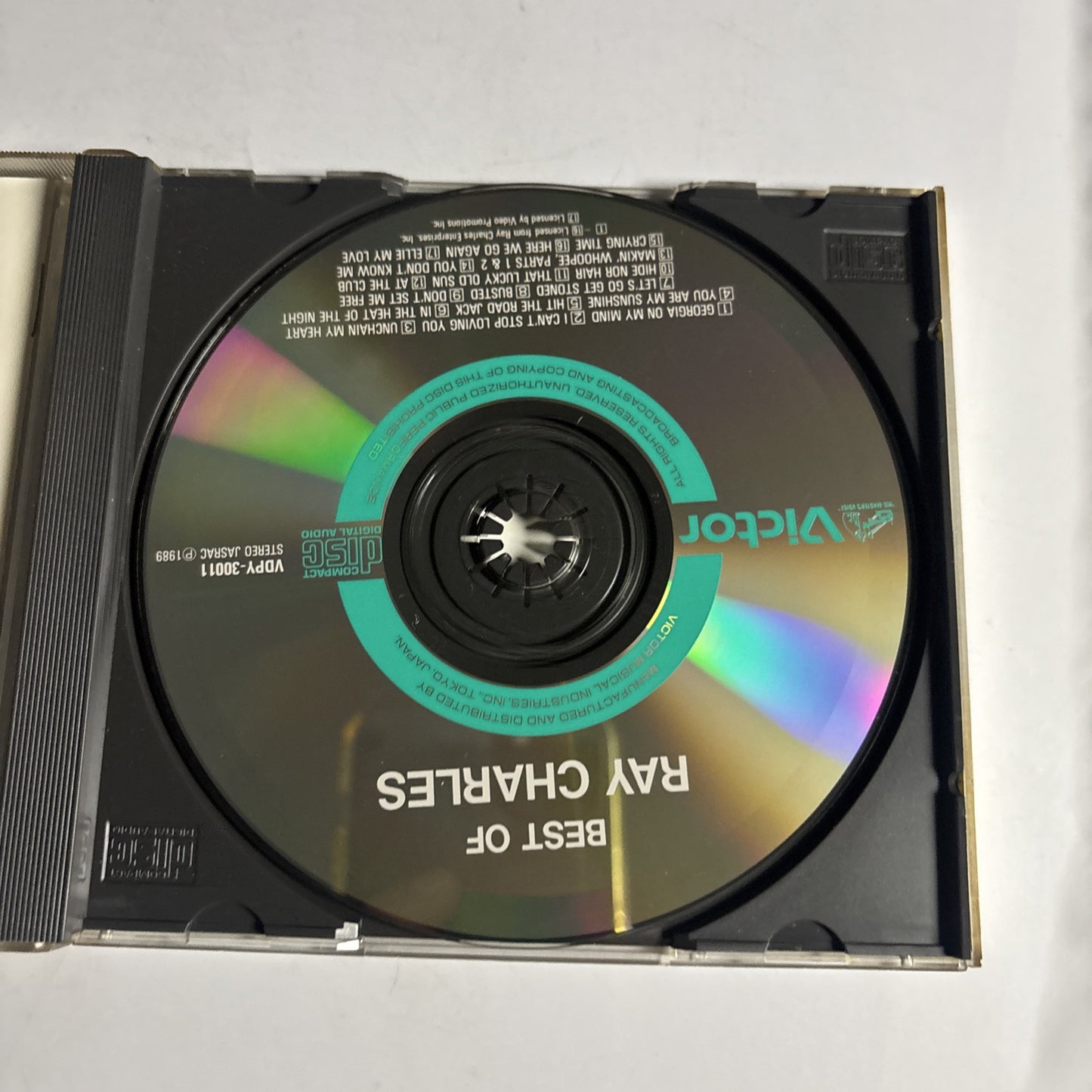 Ray Charles – Best Of Ray Charles (CD, 1989) vdpy-30011 Japan