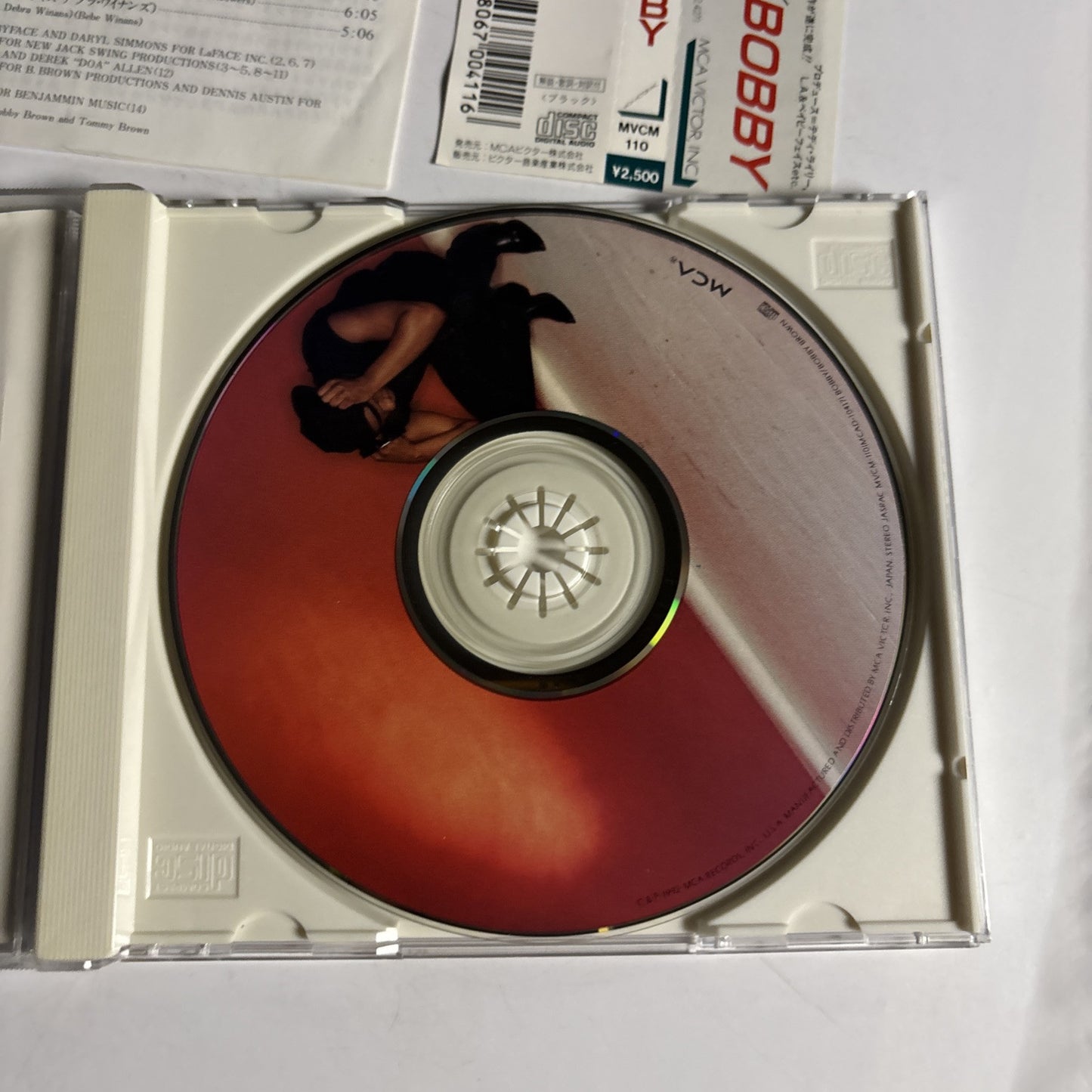Bobby Brown – Bobby (CD, 1992) mvcm-110 Japan obi