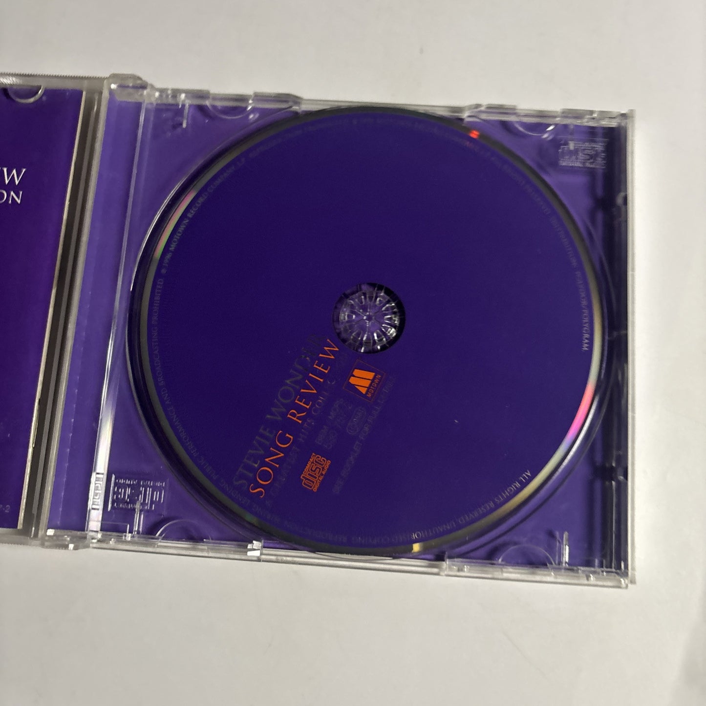 Stevie Wonder – Song Review (A Greatest Hits Collection) (CD, 1996) 530 757-2