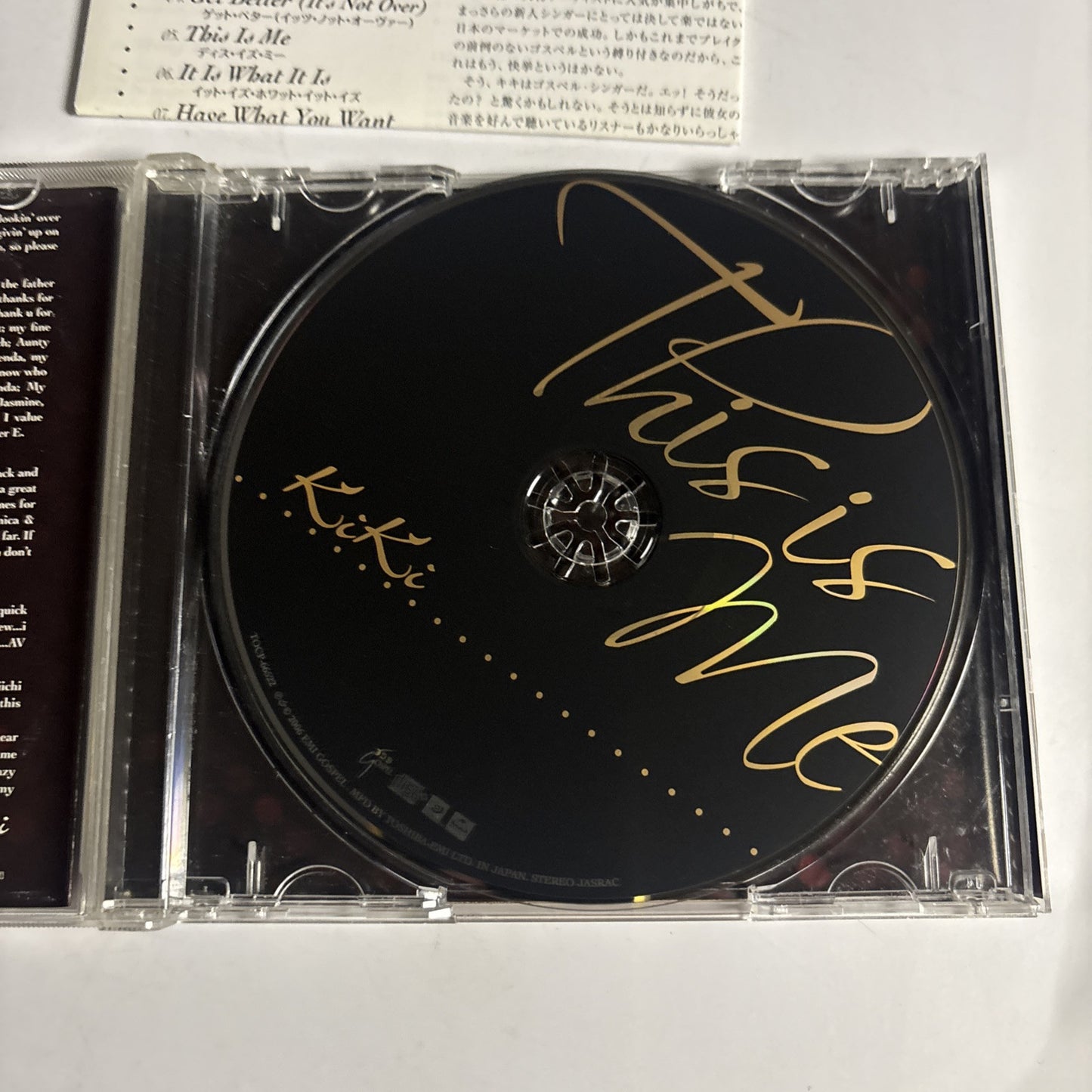 Kierra Kiki Sheard – This Is Me (CD, 2006) tocp-66522 Japan