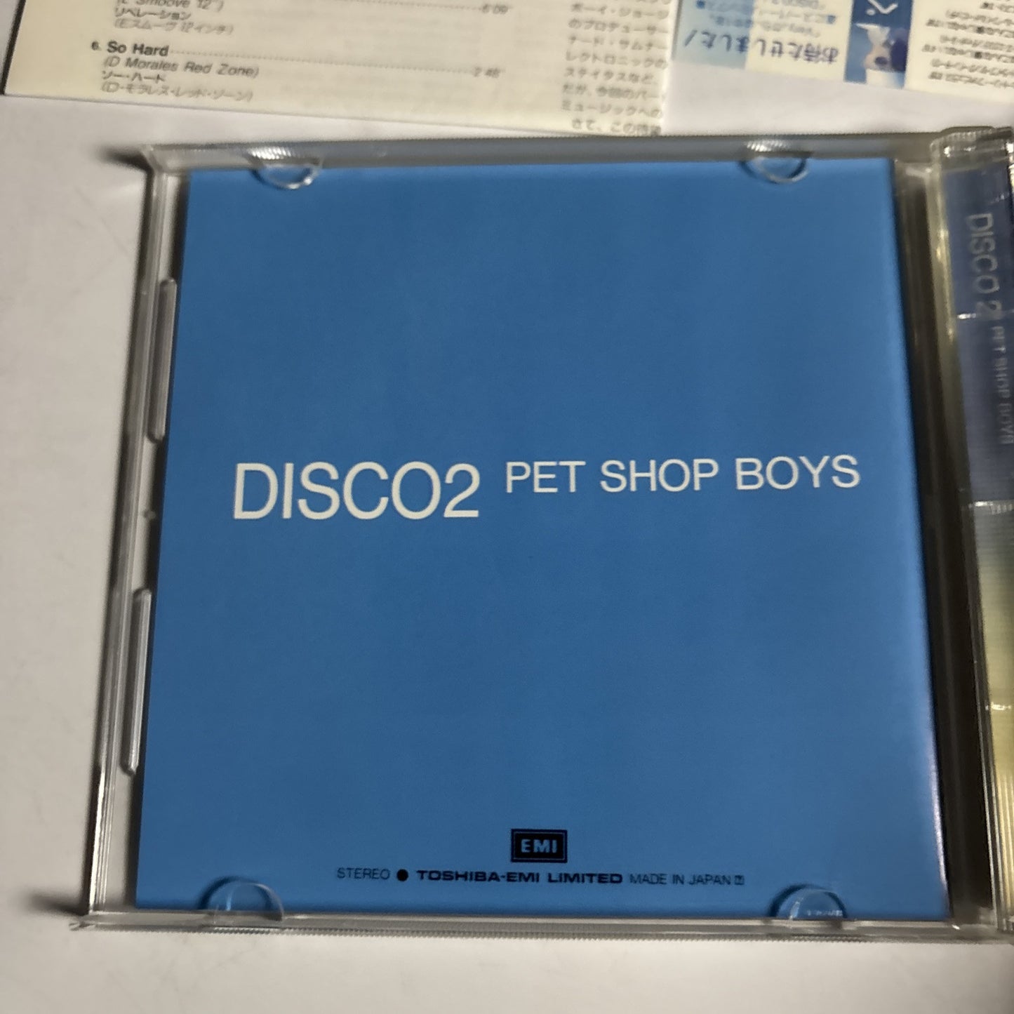 Pet Shop Boys – Disco 2 (CD, 1994) Japan Obi TOCP-8370