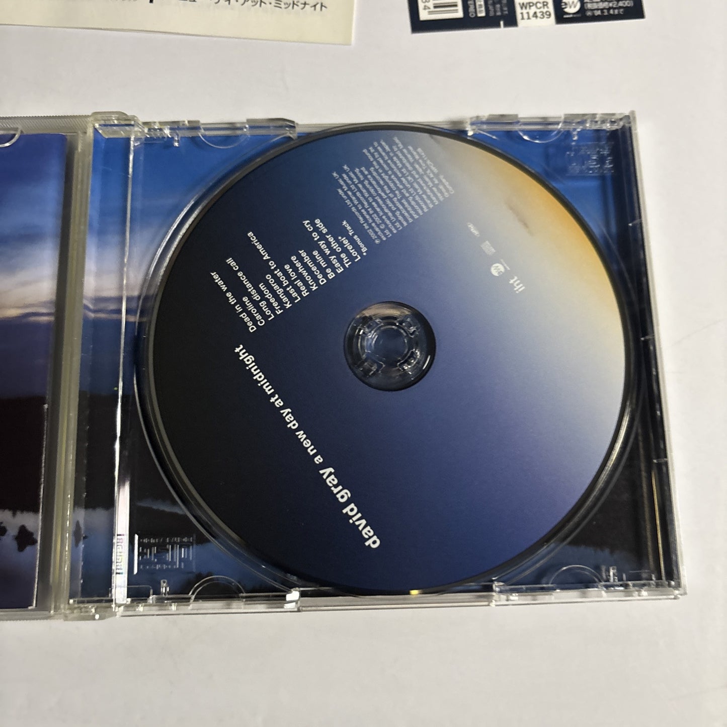 David Gray – A New Day At Midnight (CD, 2003) Japan obi WPCR-11439