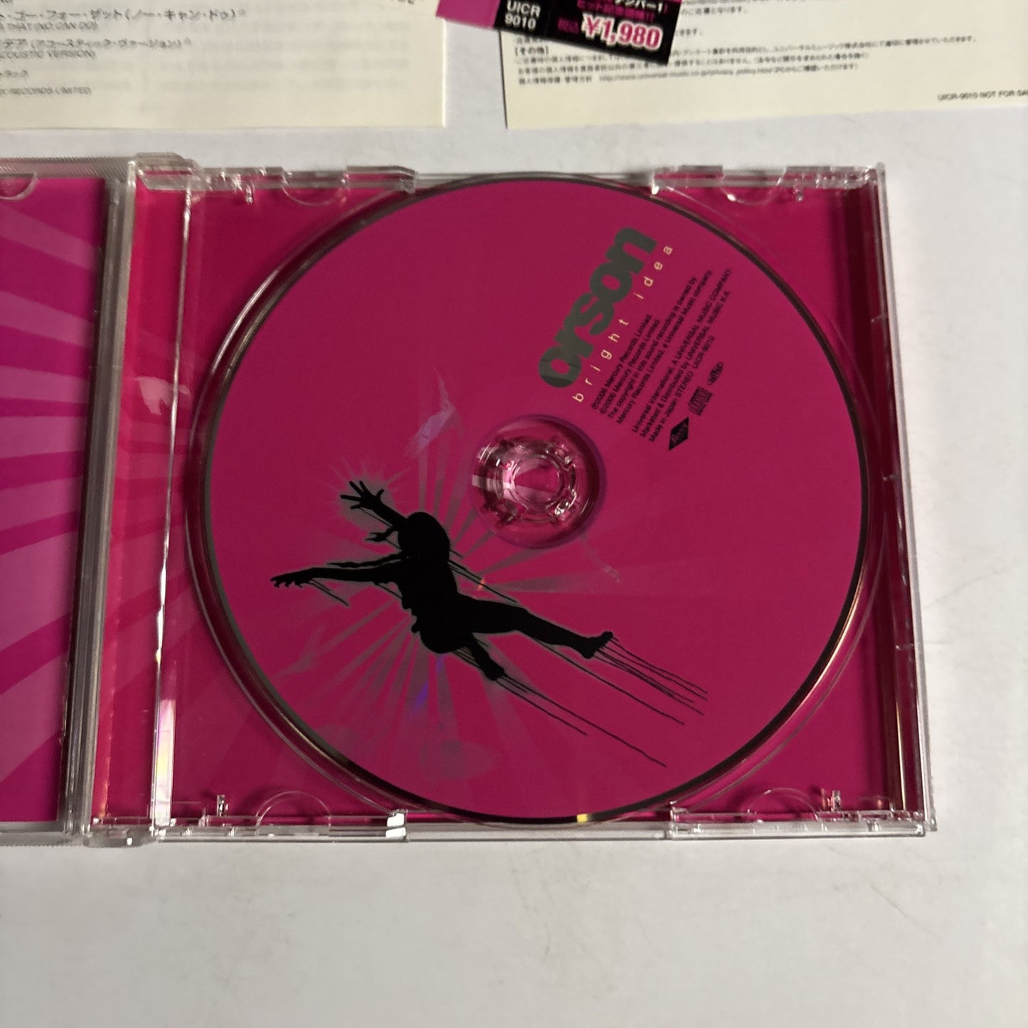 Orson – Bright Idea (CD, 2006) Japan Bonus Track, obi UICR-9010