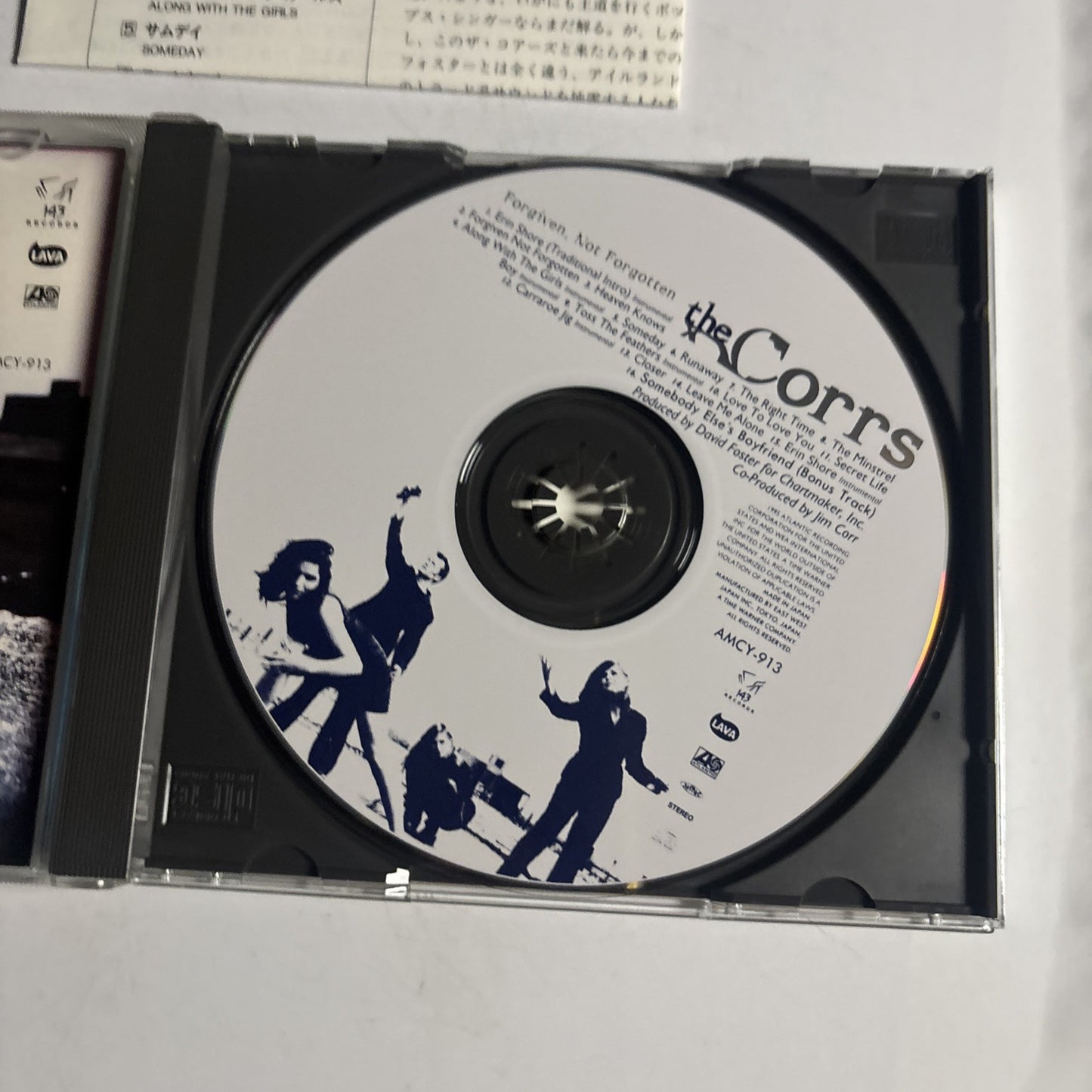 The Corrs – Forgiven, Not Forgotten (CD, 1995) Japan Bonus Track AMCY-913