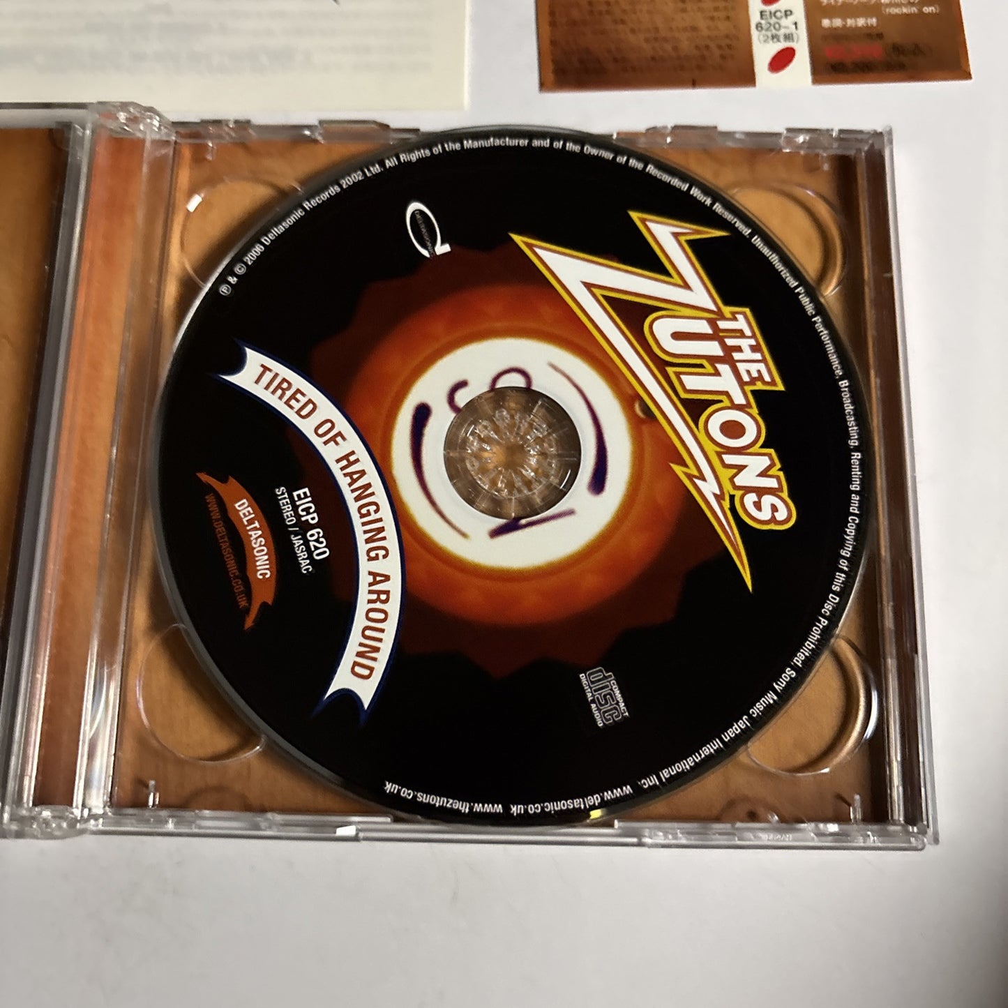 The Zutons – Tired Of Hanging Around (CD + DVD, 2006) Japan Bonus Track, obi