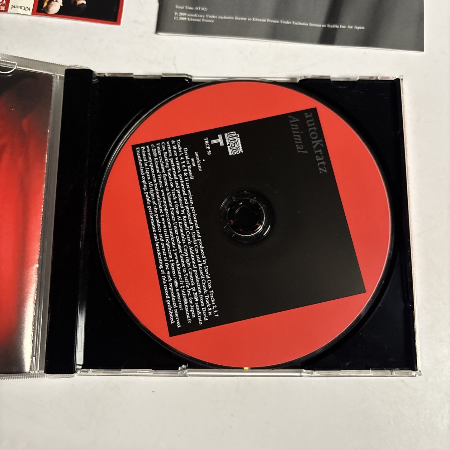 AutoKratz – Animal (CD, 2009) Japan Bonus Track Obi TRCP 50
