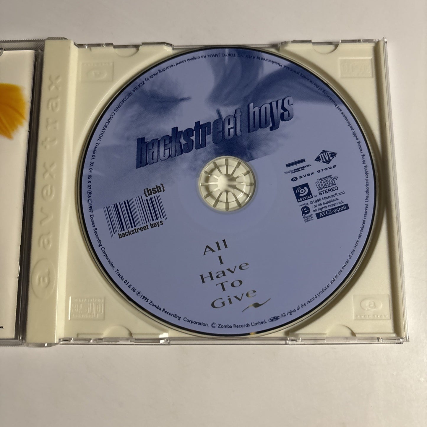 Backstreet Boys – All I Have To Give (CD, 1998) Japan obi AVCZ-95106