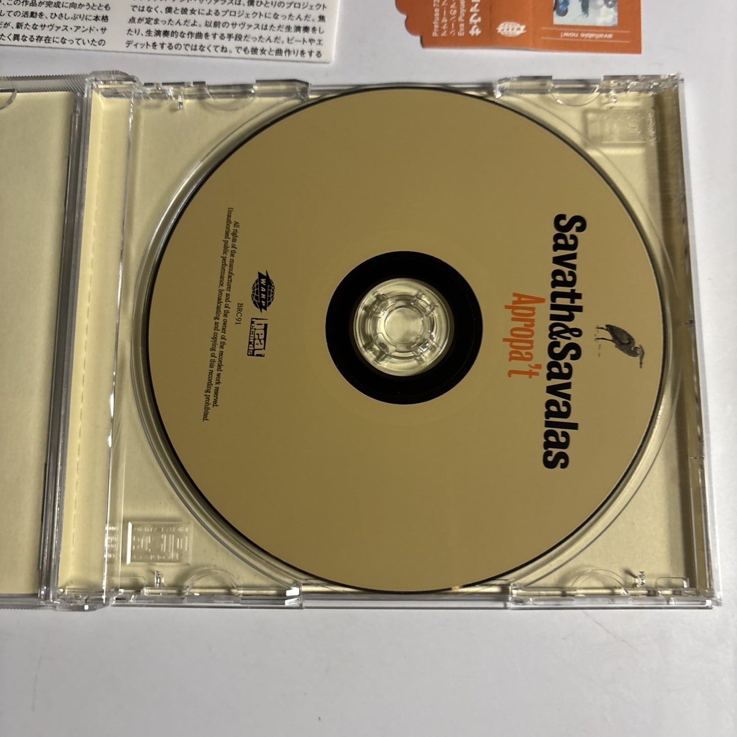 Savath & Savalas – Apropa't (CD, 2004) Japan Bonus Track Obi BRC-91