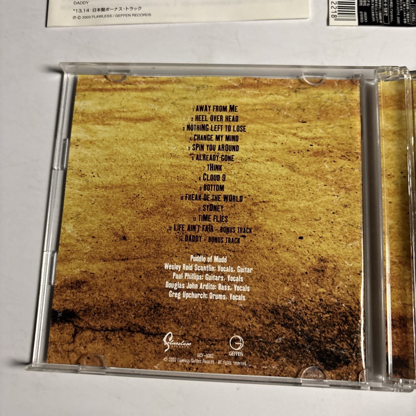 Puddle Of Mudd – Life On Display (CD + DVD, 2003) Japan Bonus Track Obi