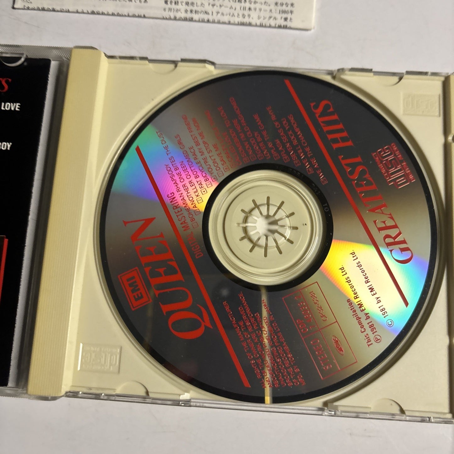 Queen – Greatest Hits (CD, 1989) Japan CP32-5381
