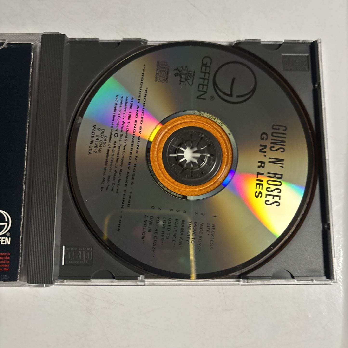 Guns N' Roses – G N' R Lies (CD, 1988) Europe 924 198-2