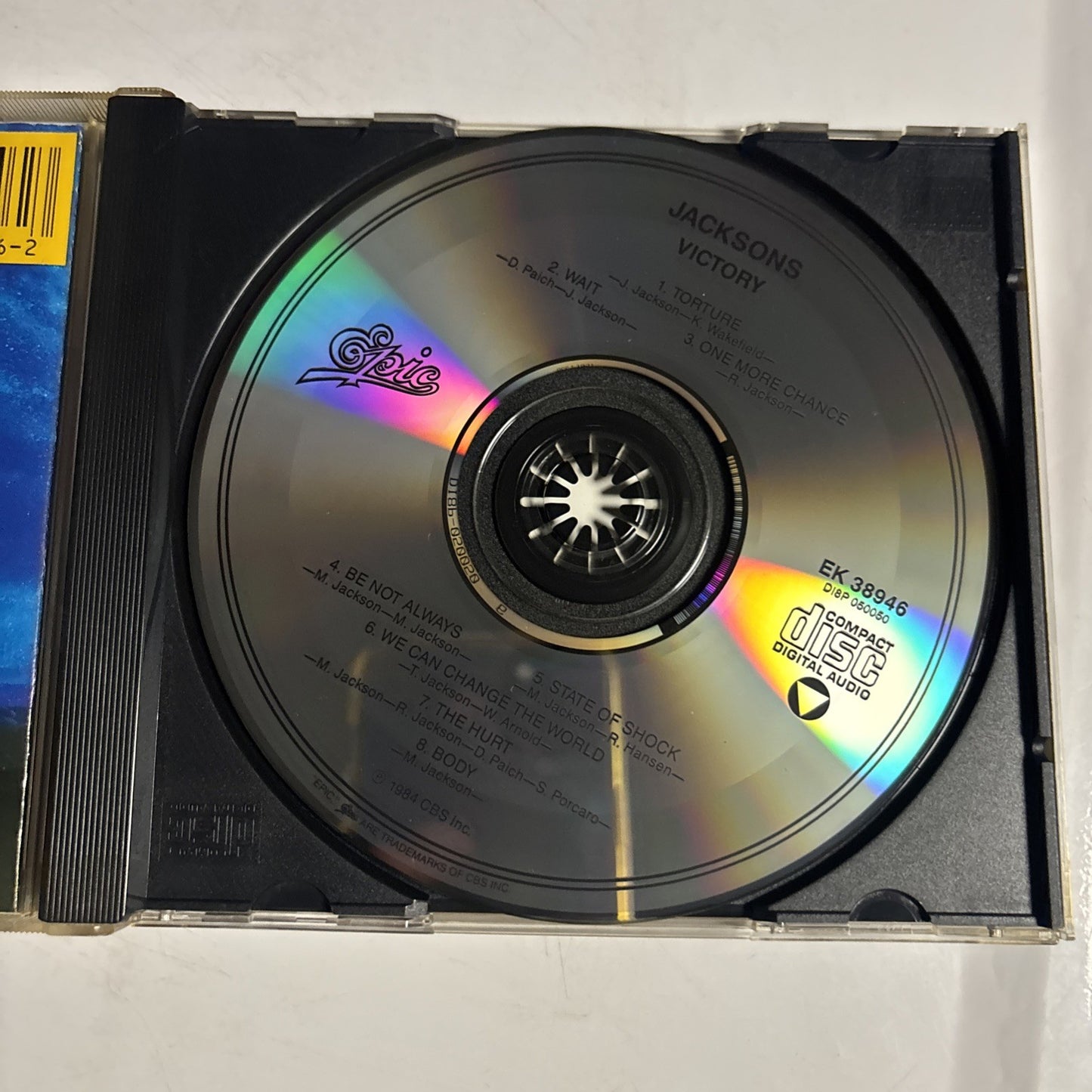 The Jacksons – Victory (CD, 1984) US EK 38946