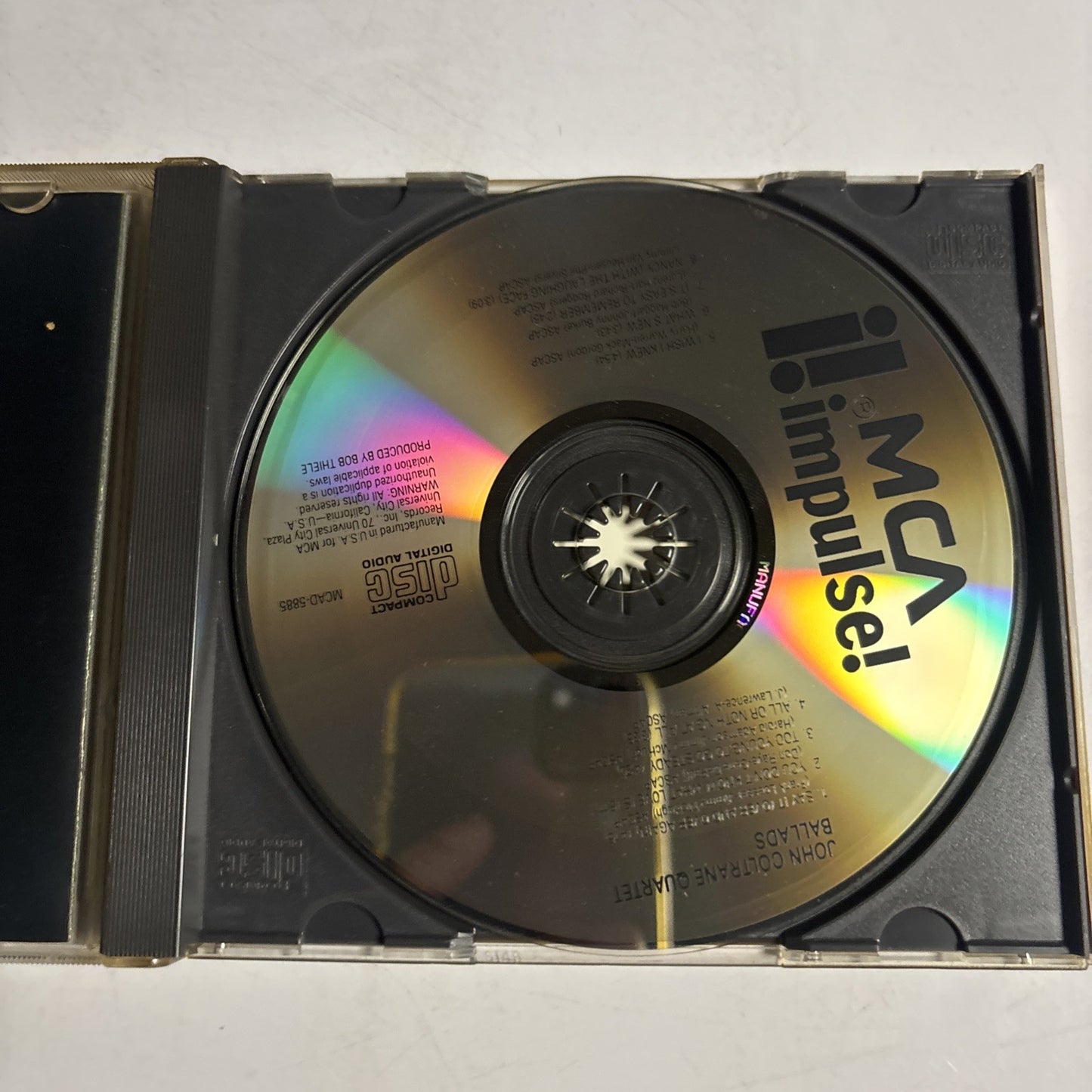 The John Coltrane Quartet – Ballads (CD, 0) US MCAD-5885