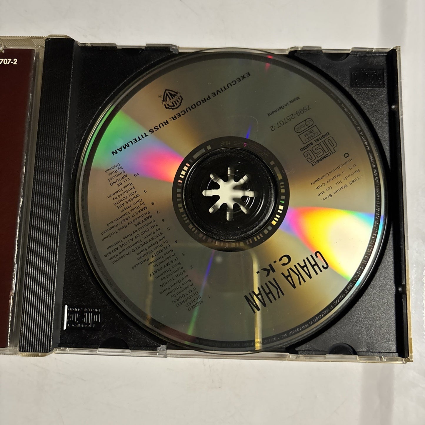 Chaka Khan – CK (CD, 1988) Europe 925 707-2