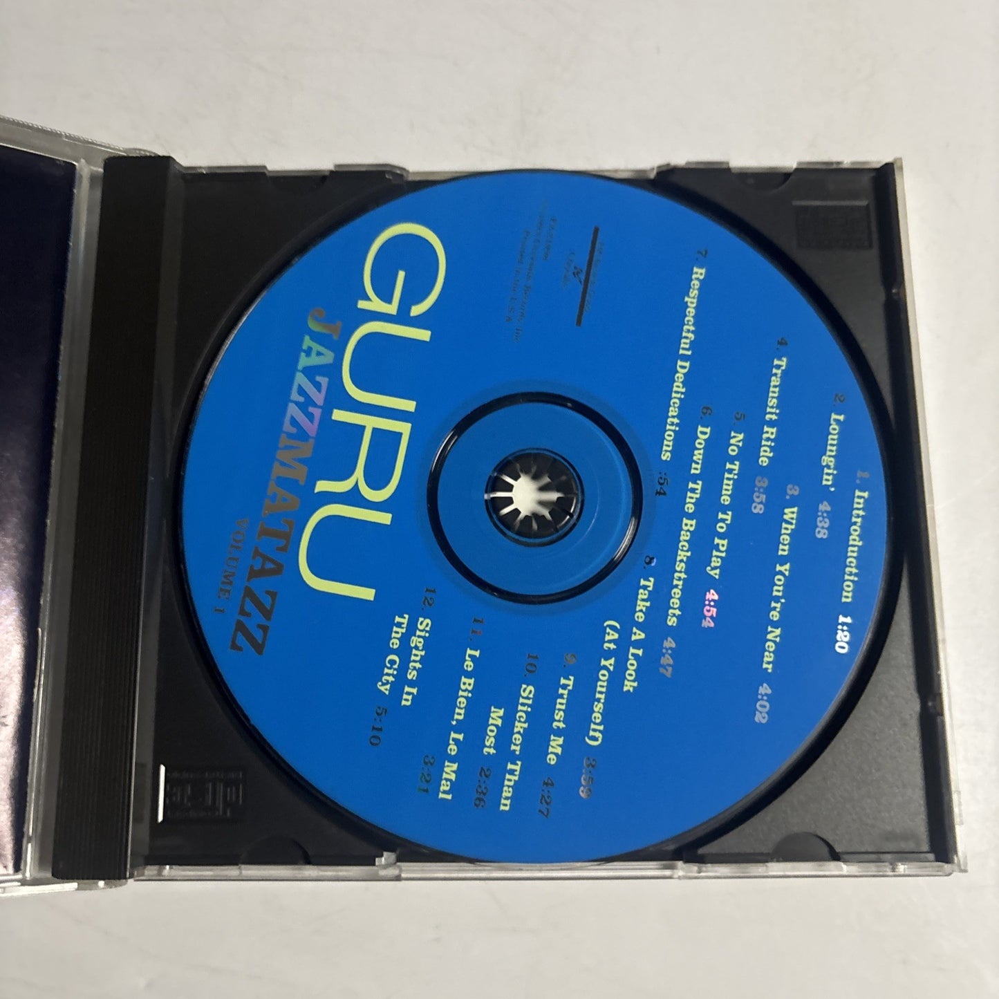 Guru – Jazzmatazz (Volume 1) (CD, 1993) US 0946 3 21998 2 9
