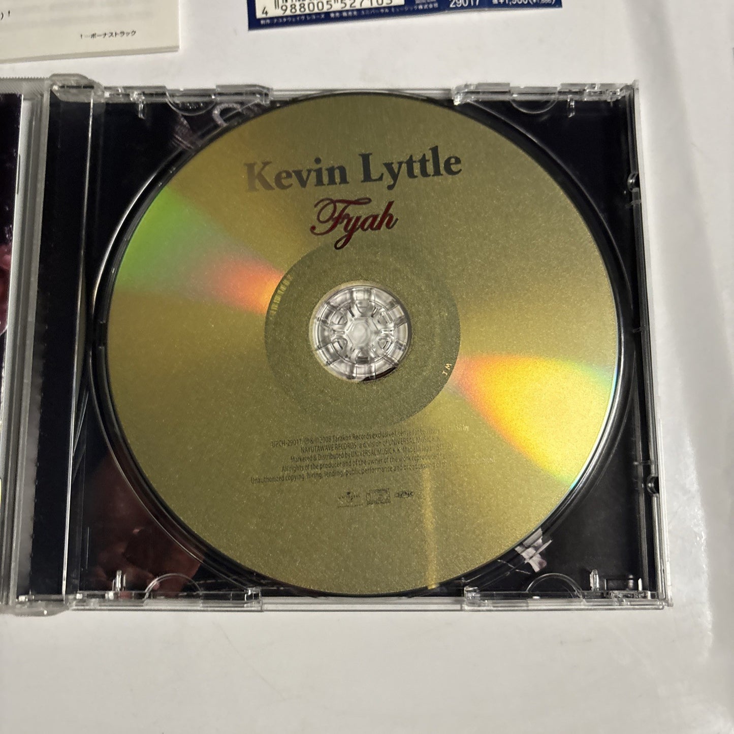 Kevin Lyttle – Fyah (CD, 2008) Japan obi UPCH-29017