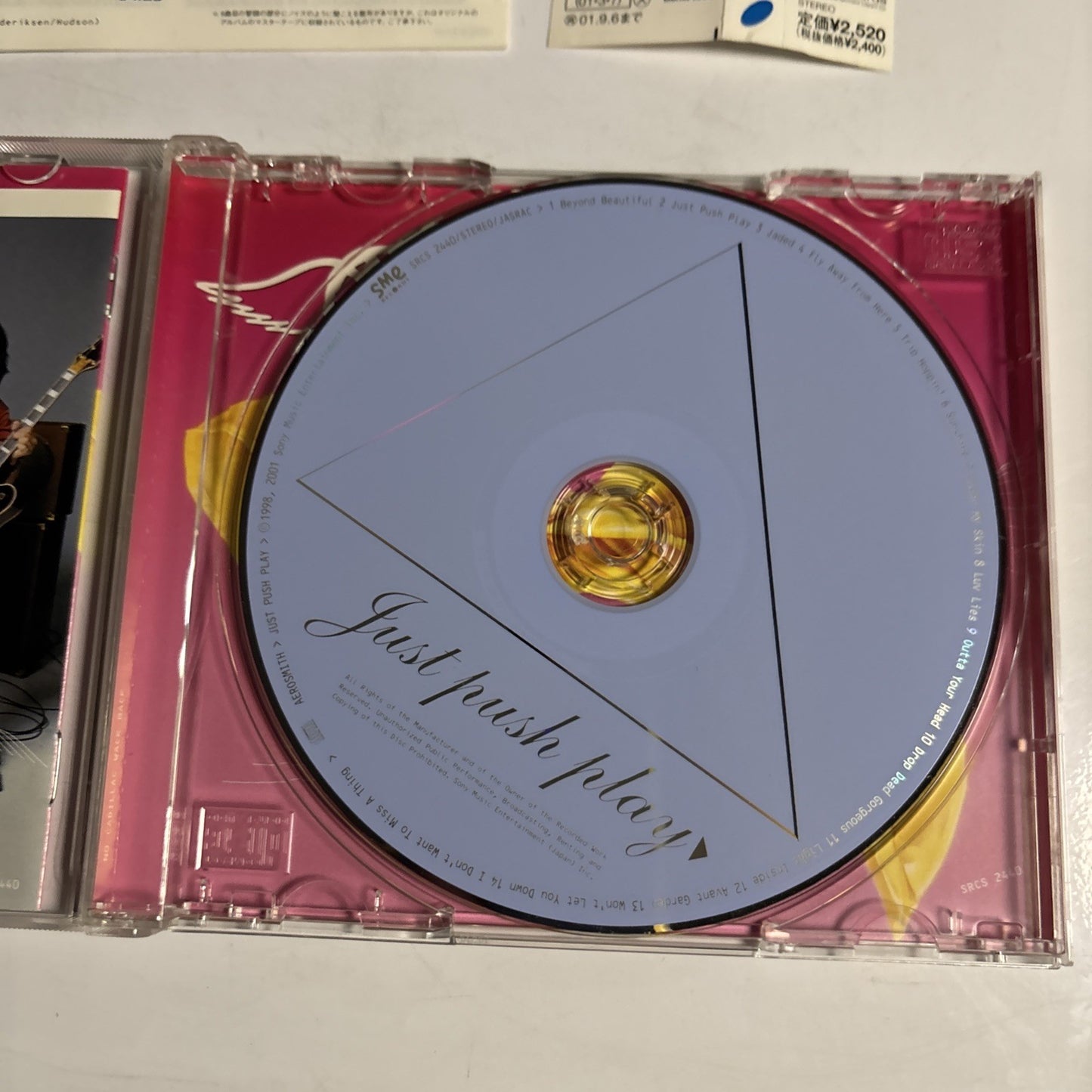 Aerosmith – Just Push Play (CD, 2001) Japan obi SRCS 2440