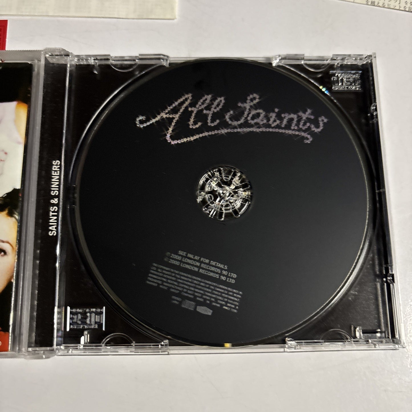 All Saints – Saints & Sinners (CD, 2000) Japan Bonus Track Obi AMCE-7200