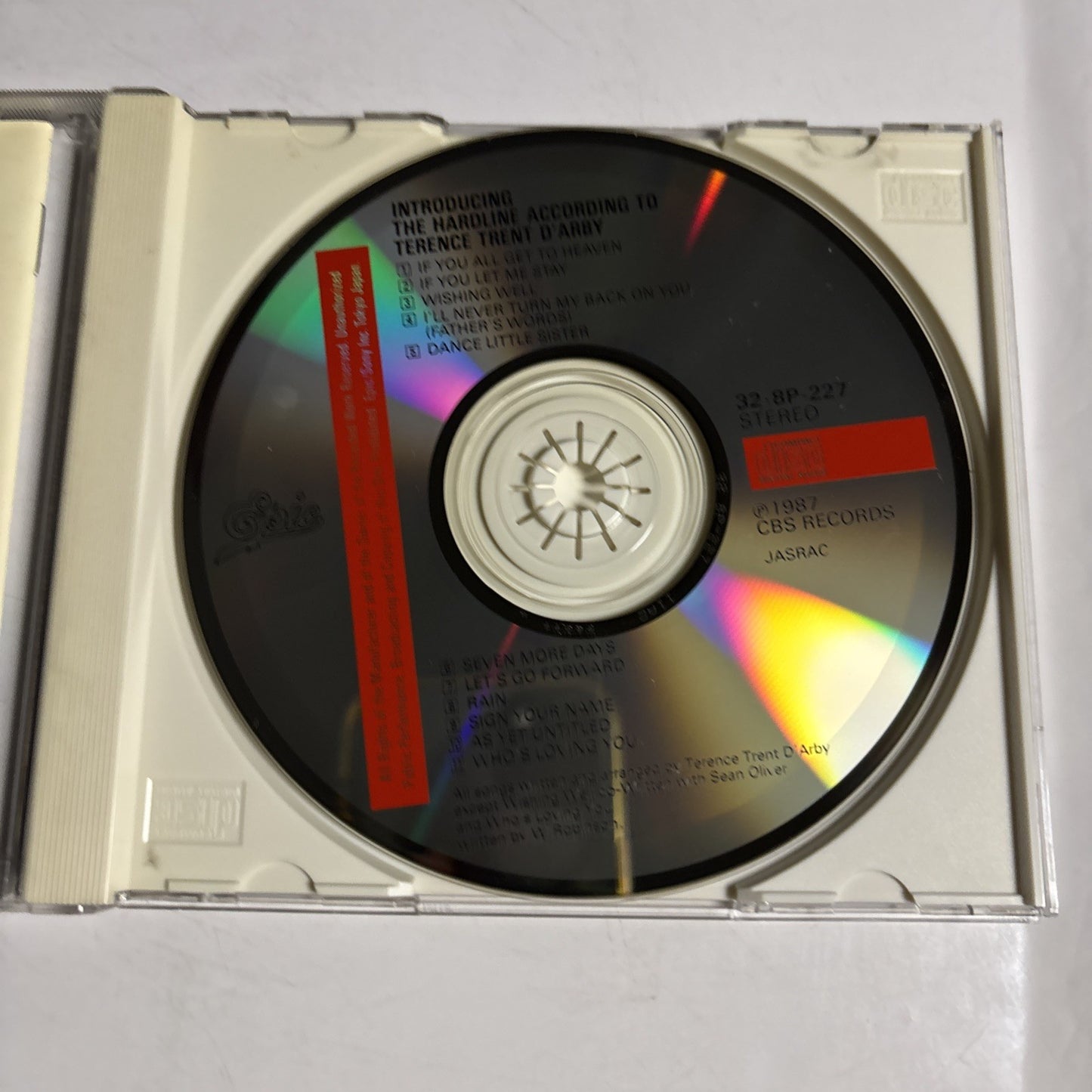Introducing The Hardline According To Terence Trent D'Arby (CD, 1987) Japan