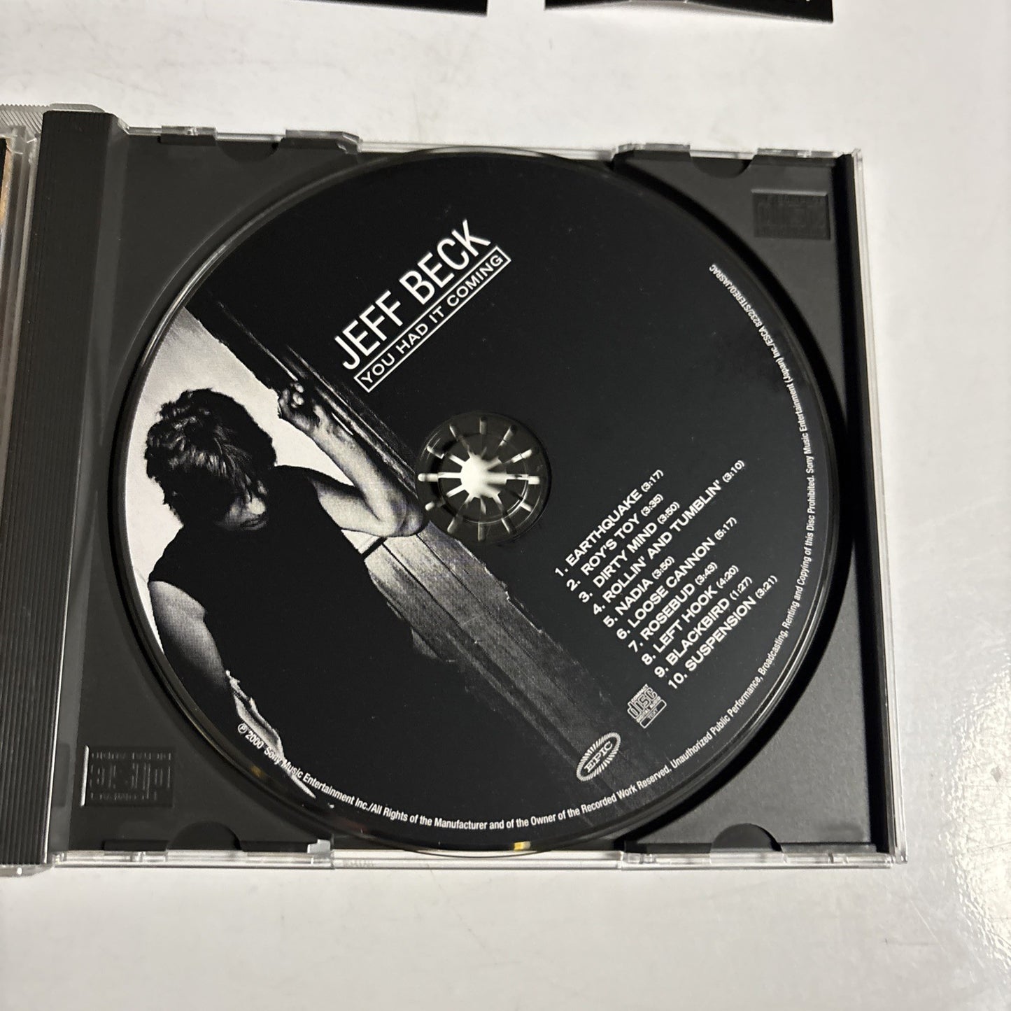 Jeff Beck – You Had It Coming (CD, 2000) Japan obi ESCA 8232