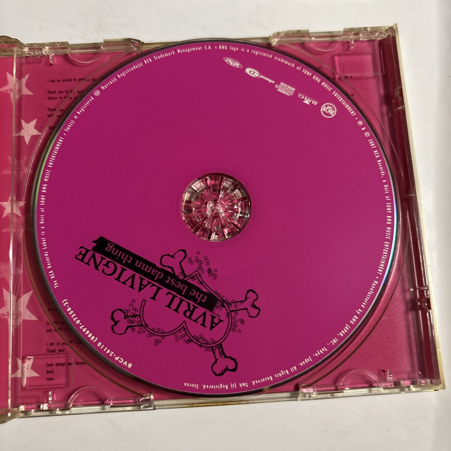 Avril Lavigne – The Best Damn Thing (CD, 2007) Japan Bonus Track Obi BVCP-24110