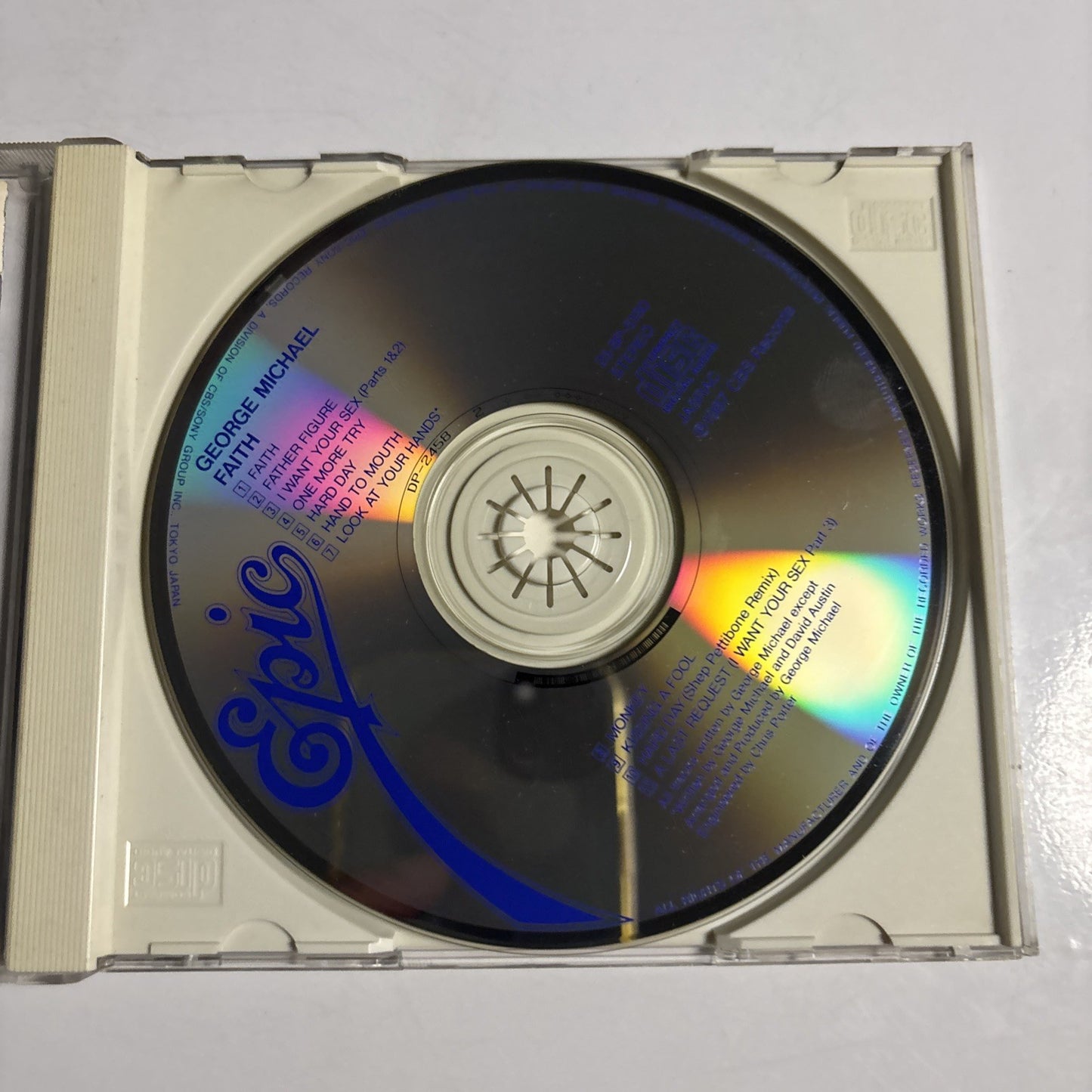 George Michael – Faith (CD, 1989) Japan 25・8P-5180