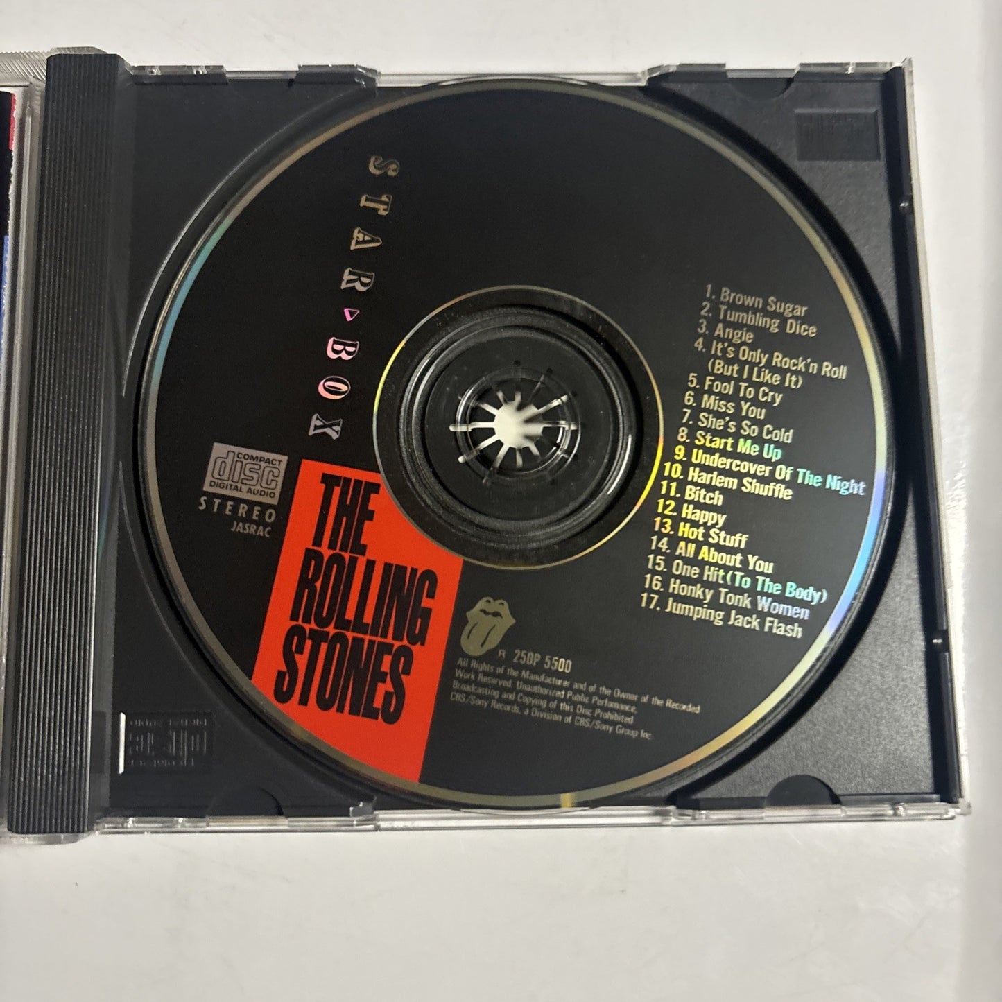 The Rolling Stones – Star Box (CD, 1989) Japan 25DP 5500
