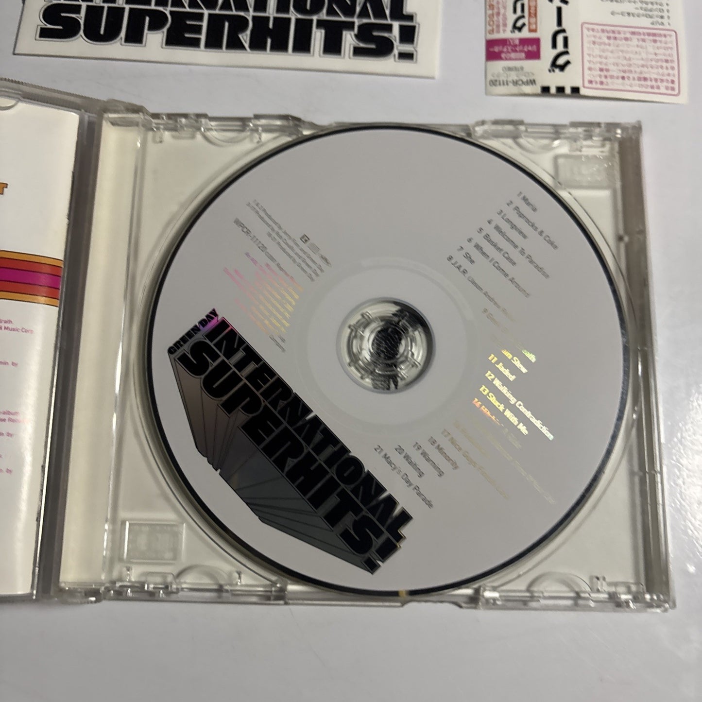 Green Day – International Superhits! (CD, 2001) Japan obi WPCR-11120