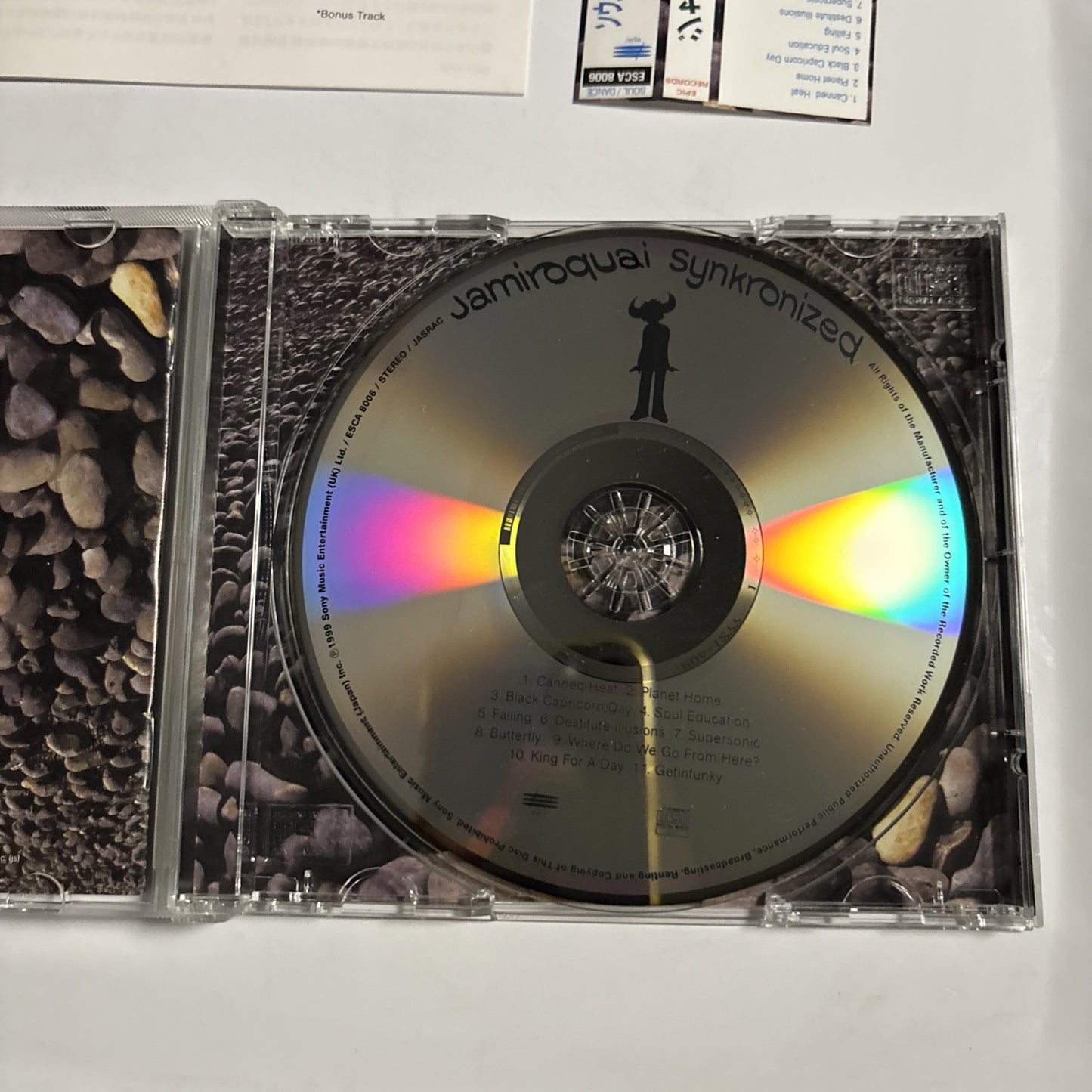 Jamiroquai – Synkronized (CD, 1999) Japan Bonus Track Obi ESCA 8006