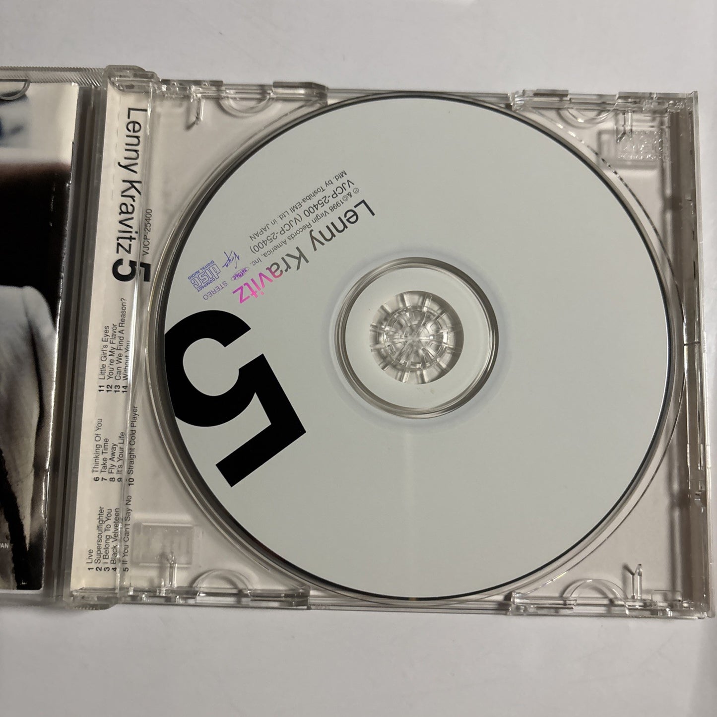 Lenny Kravitz – 5 (CD, 1998) Japan Japan Bonus Track VJCP-25400