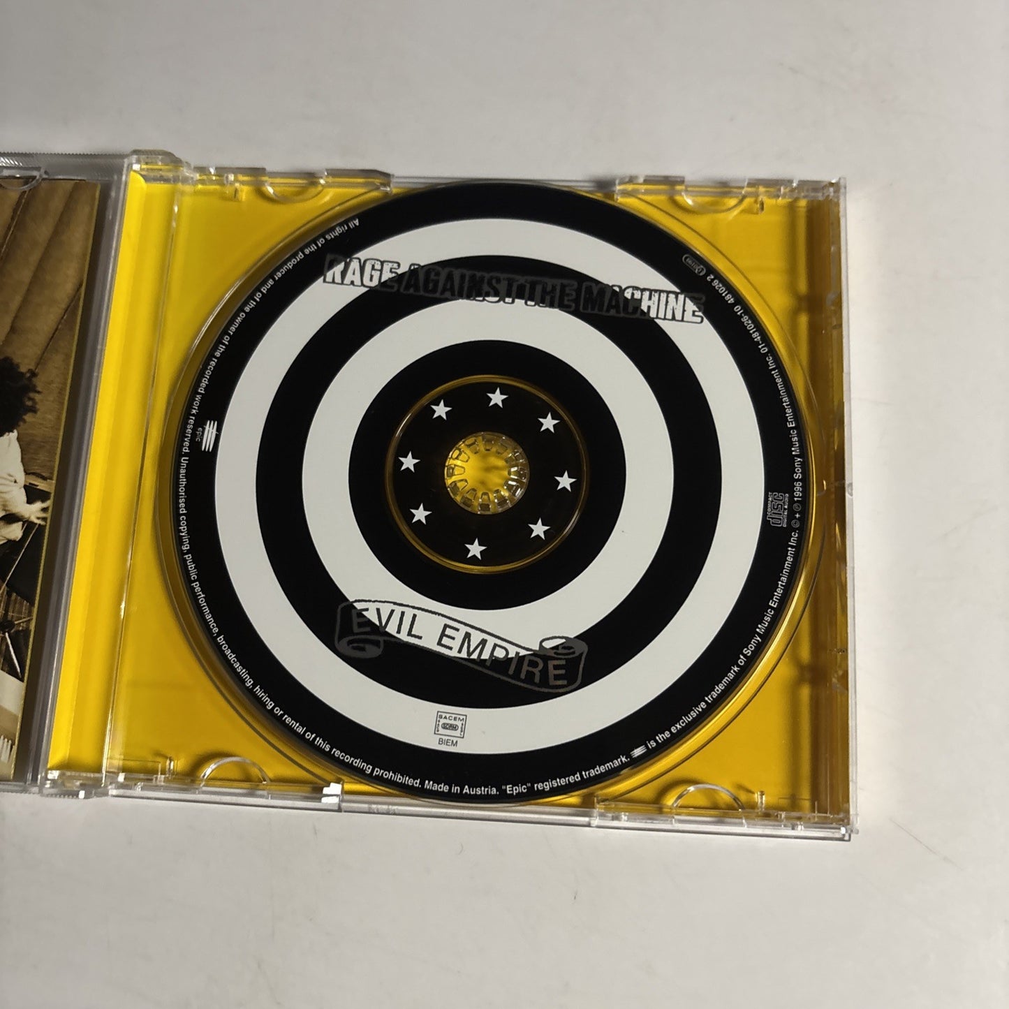 Rage Against The Machine – Evil Empire (CD, 1998) Europe 481026 2