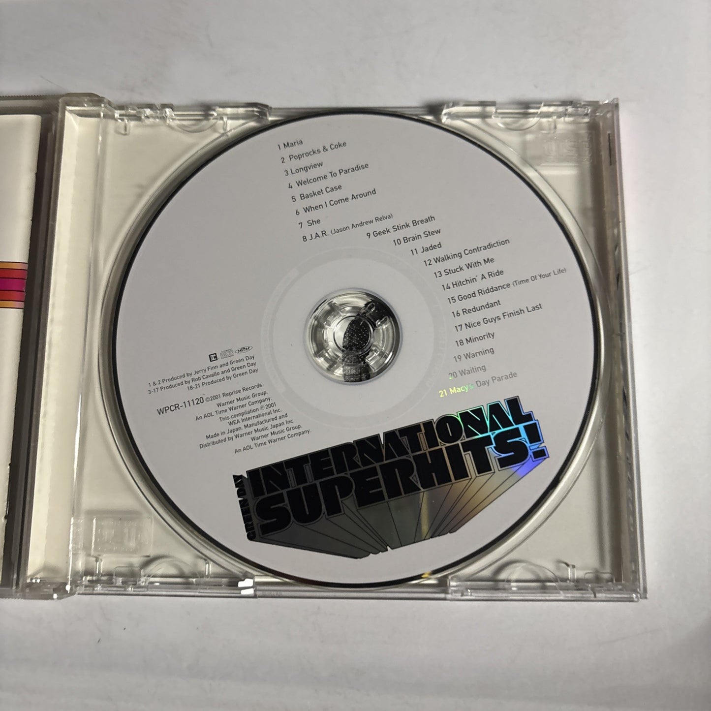 Green Day – International Superhits! (CD, 2001) Japan obi WPCR-11120