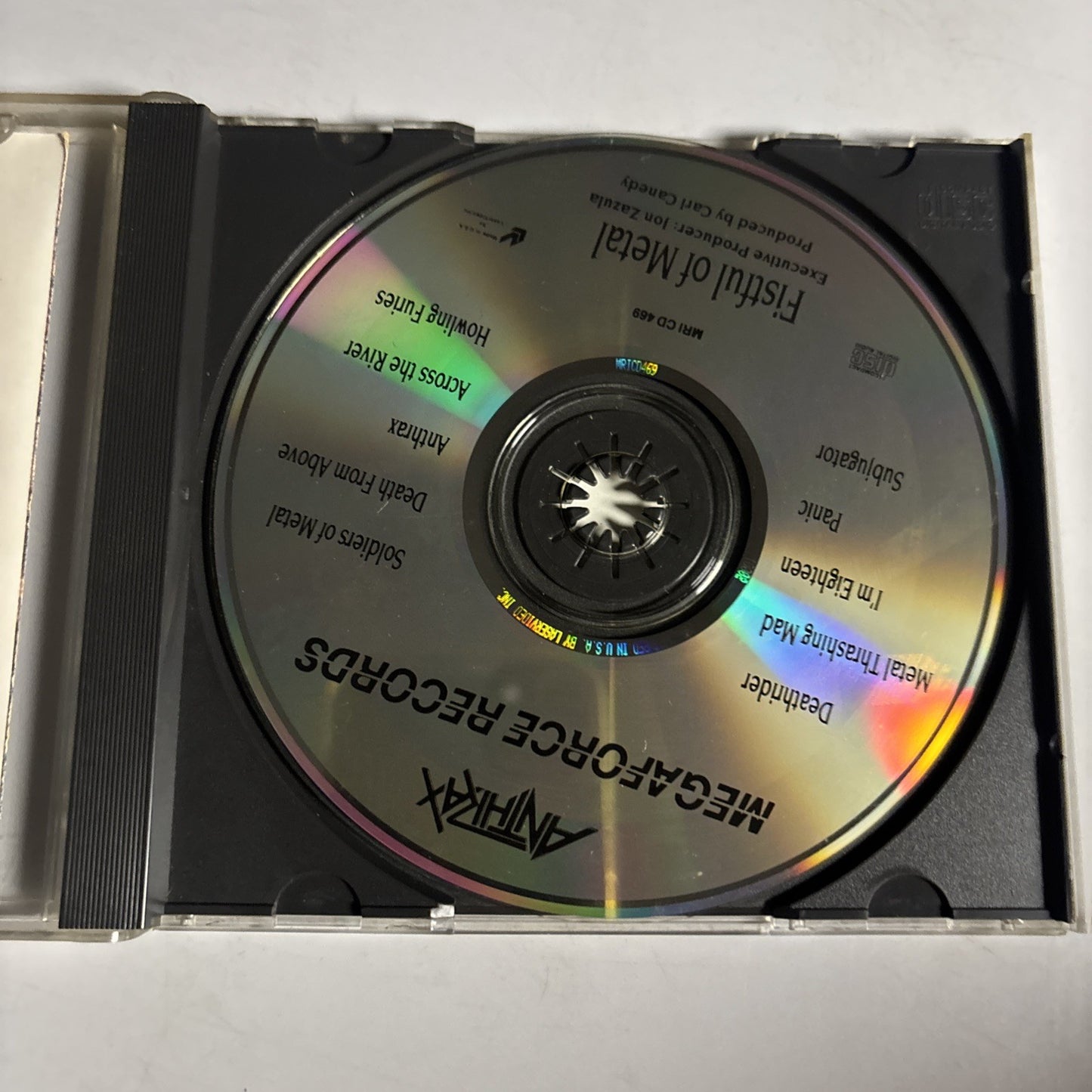Anthrax – Fistful Of Metal (CD, 1987) US MR1CD469