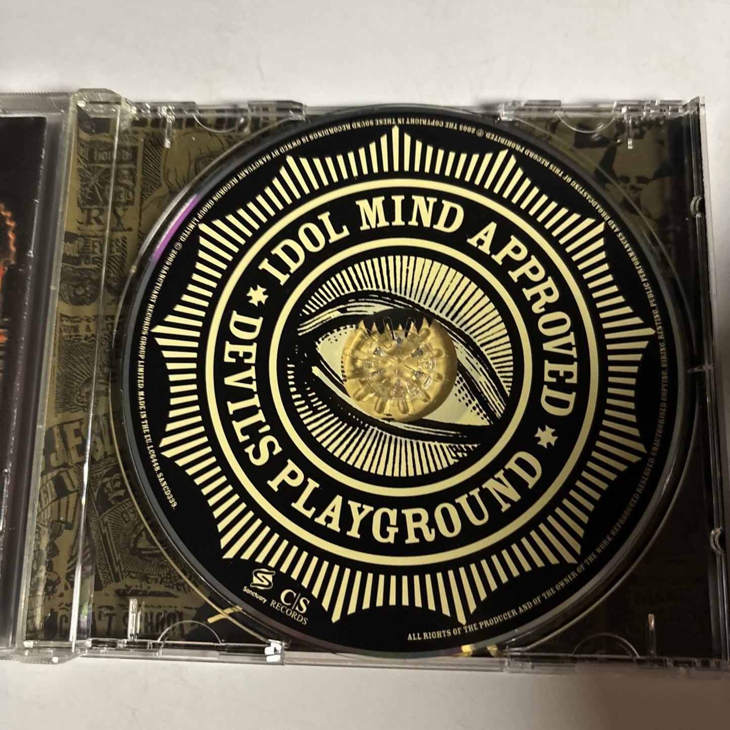 Billy Idol – Devil's Playground (CD, 2005) Europe SANCD339