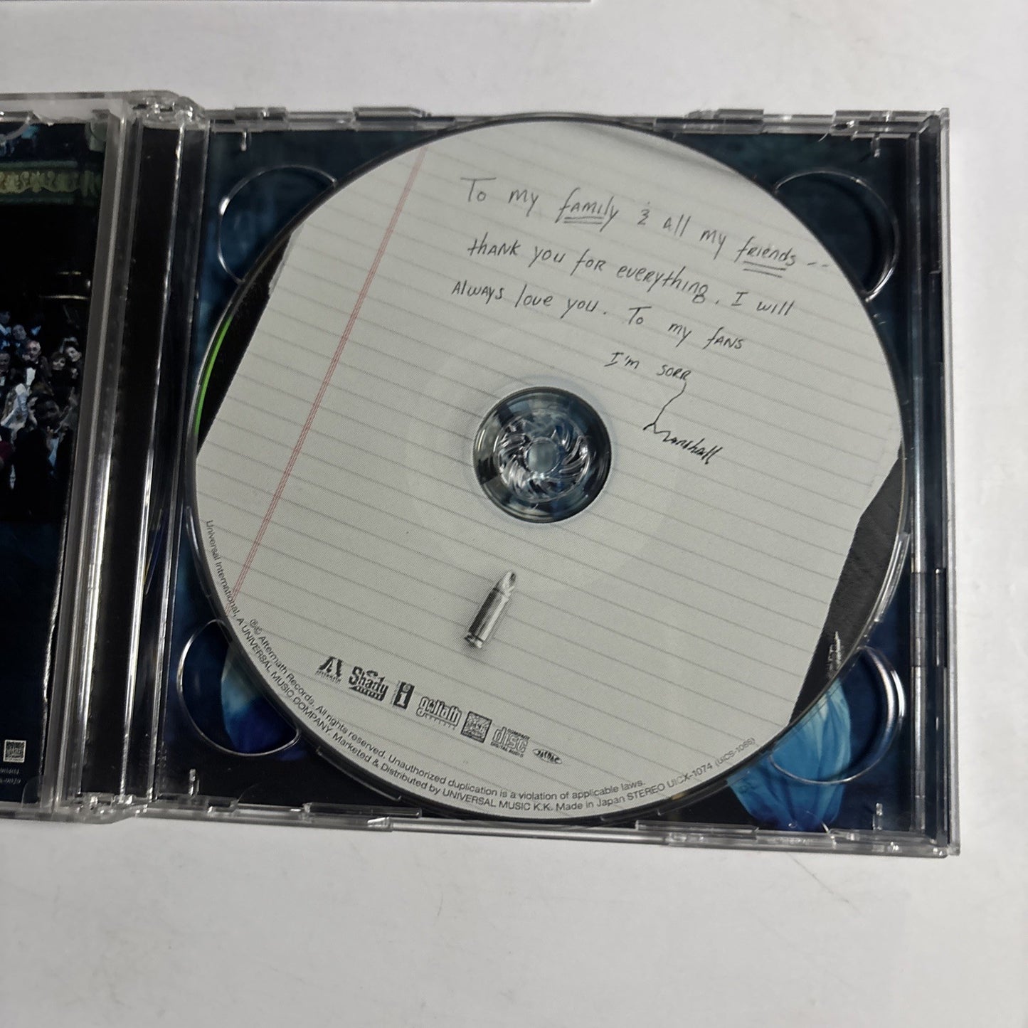 Eminem – Encore (CD + DVD, 2004) Japan UICS-9029 Sticker