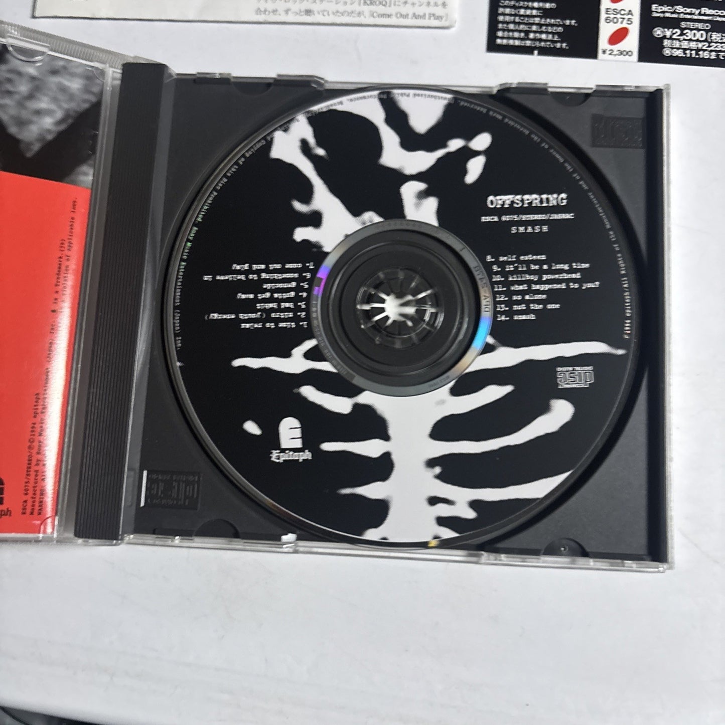 The Offspring – Smash (CD, 1994) Japan obi ESCA 6075