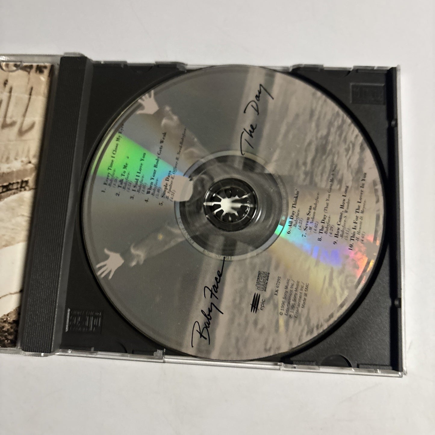 Babyface – The Day (CD, 1996) US EK 67293