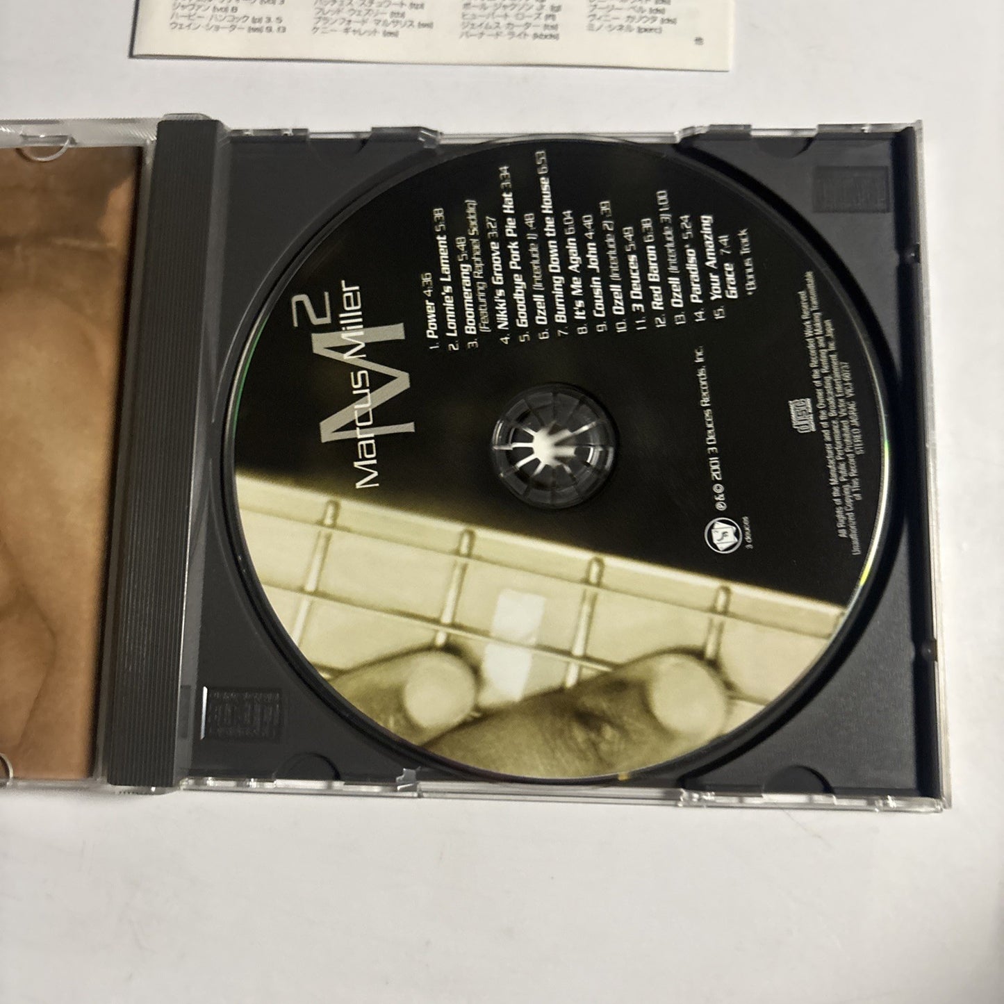 Marcus Miller – M² (CD, 2001) Japan Bonus Track VICJ-60737