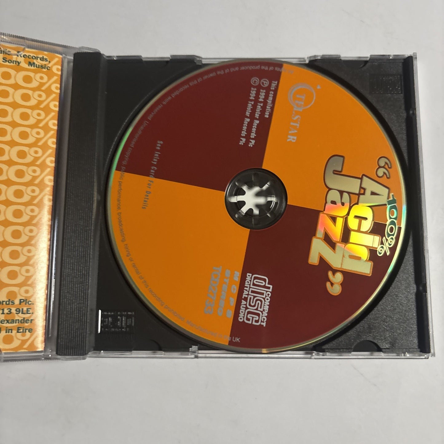 Various – 100% Acid Jazz (CD, 1994) UK TCD 2733