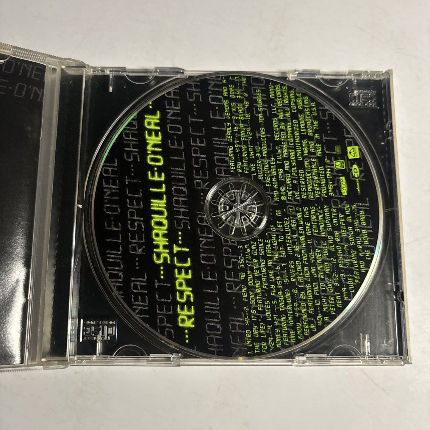 Shaquille O'Neal – Respect (CD, 1998) US 31454-0947-2