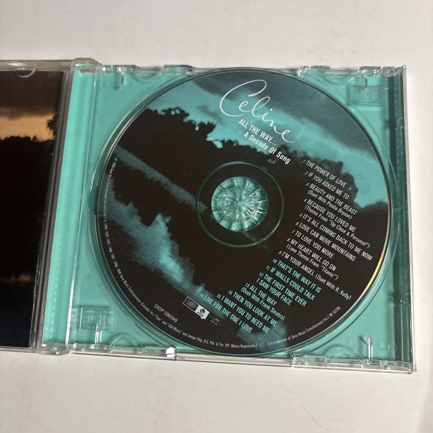 Céline Dion – All The Way... A Decade Of Song (CD, 1999) US BK 63760