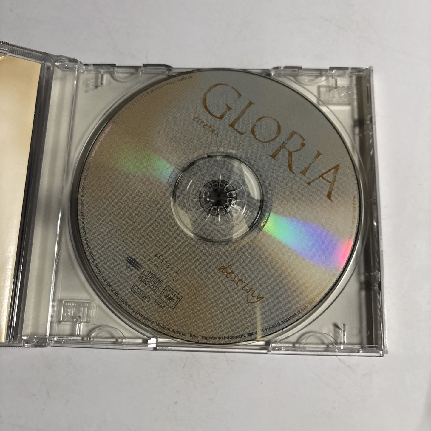 Gloria Estefan – Destiny (CD, 1996) UK & Europe EPC 483932 2