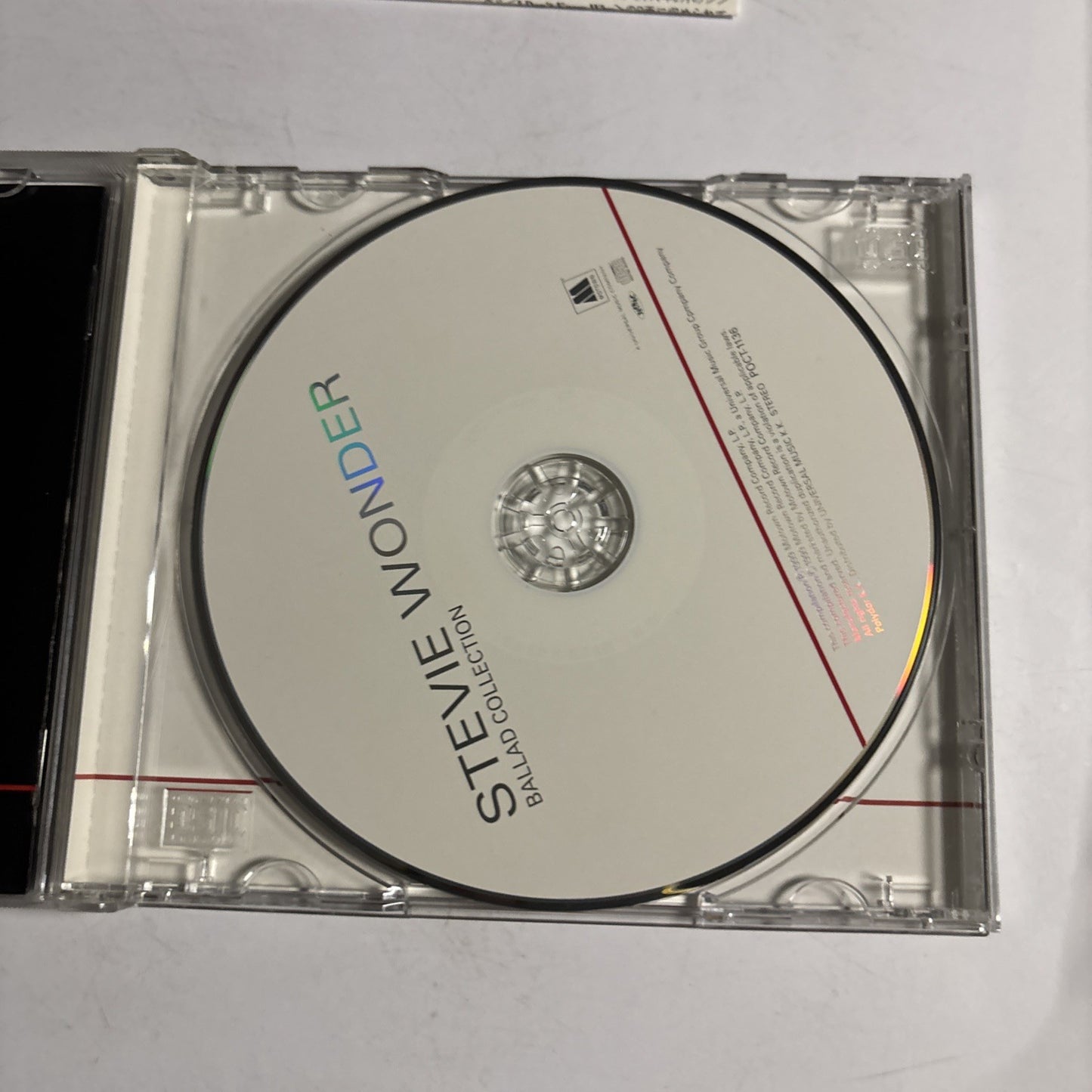 Stevie Wonder – Ballad Collection (CD 1999) Japan POCT-1136