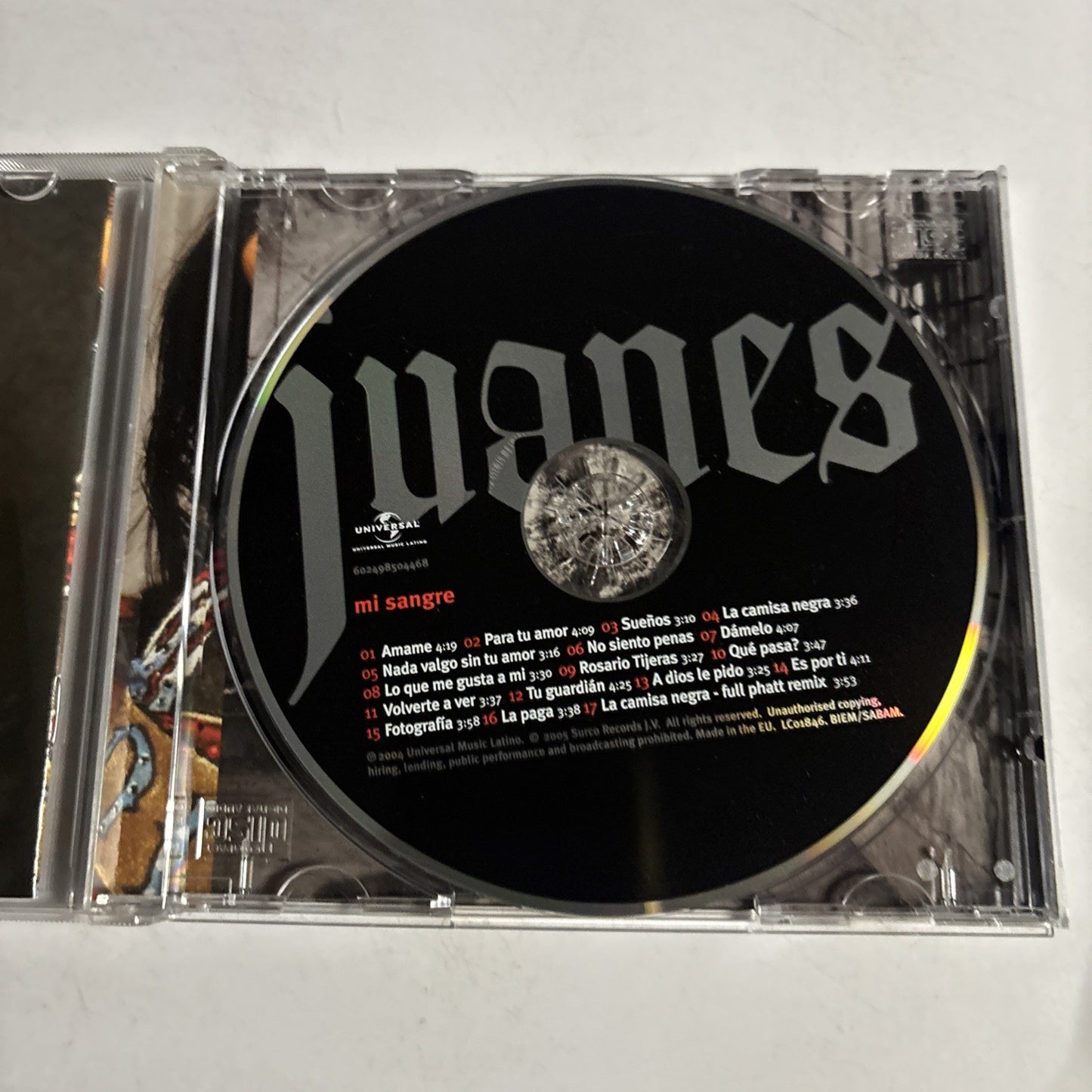 Juanes – Mi Sangre (CD, 2006) Europe 60249804468