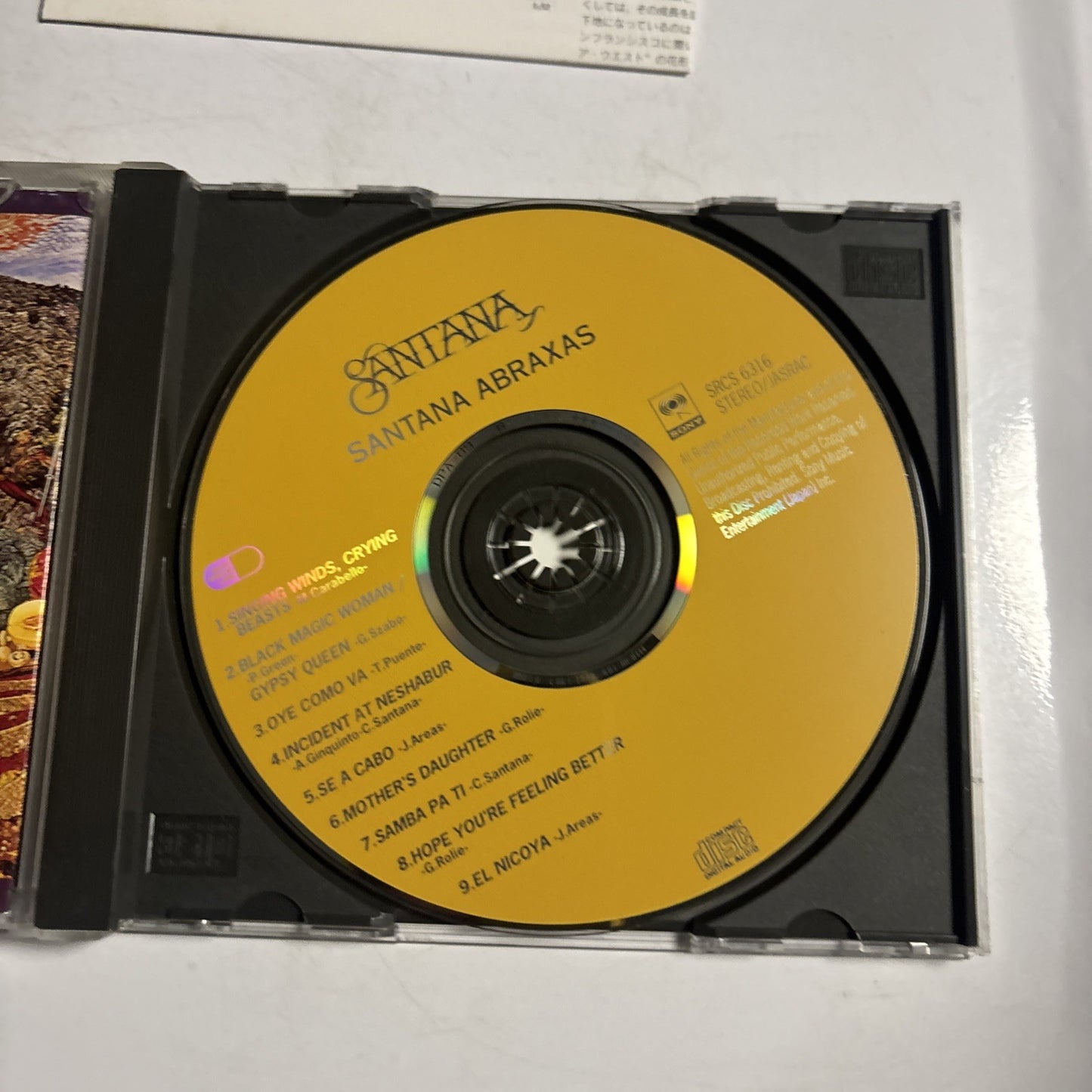 Santana – Abraxas (CD, 1993) Japan SRCS 6316