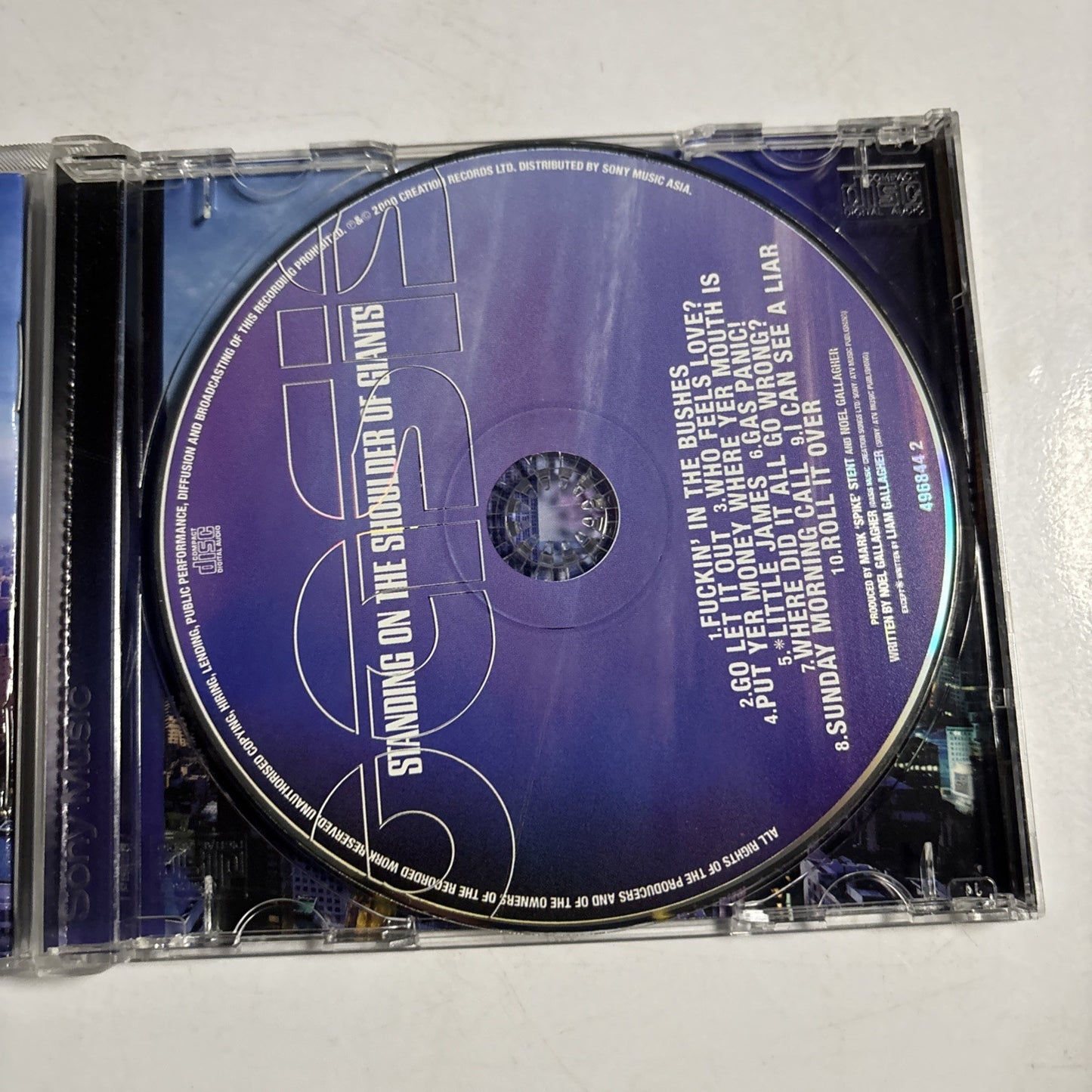 Oasis – Standing On The Shoulder Of Giants (CD, 2000) Asia 496844 2
