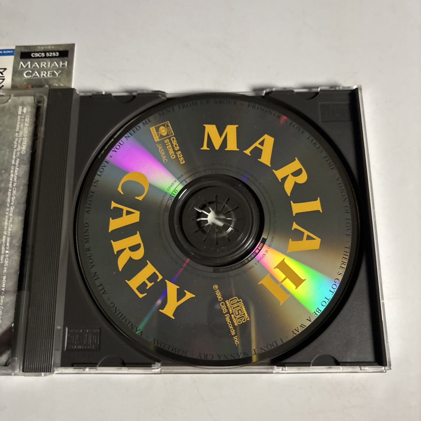 Mariah Carey – Mariah Carey (CD, 1990) Obi Japan CSCS 5253