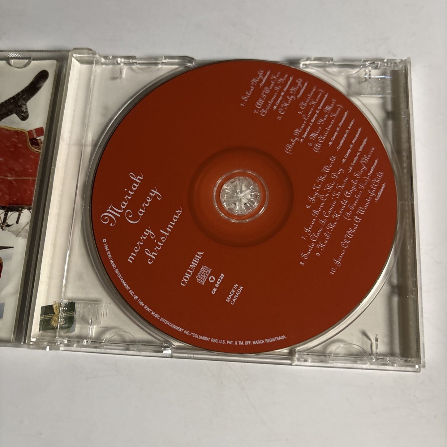 Mariah Carey – Merry Christmas (CD, 1994) Canada CCK 64222